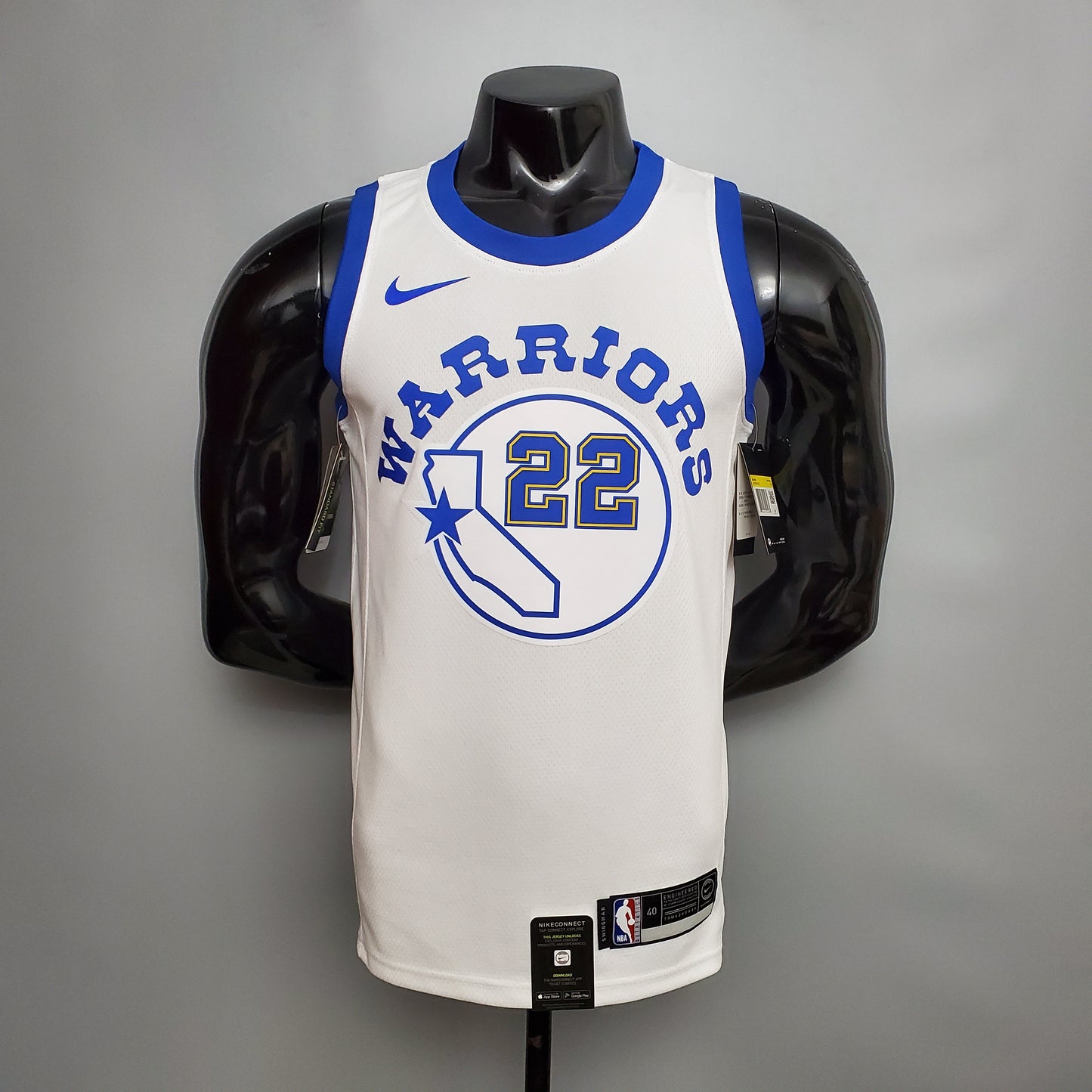 2021 Golden State Wiggins #22 Retro Basketball Jersey