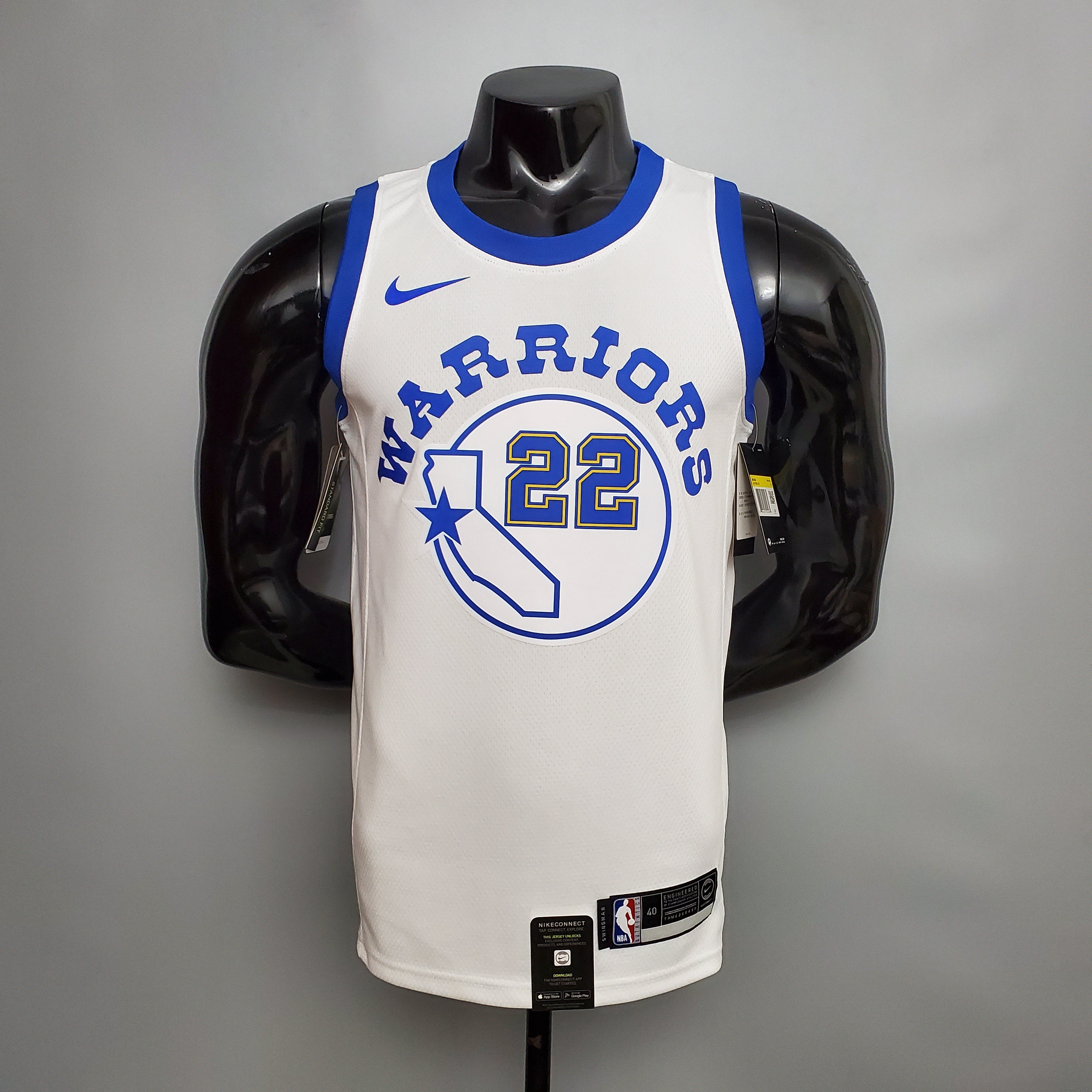 2021 Golden State Wiggins #22 Retro Basketball Jersey