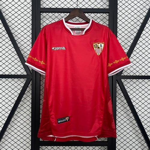 2000s Sevilla Retro Football Shirt | Red White Home