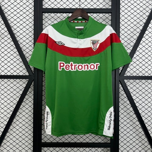 1990s Athletic Bilbao Retro Football Shirt | Green Red Home