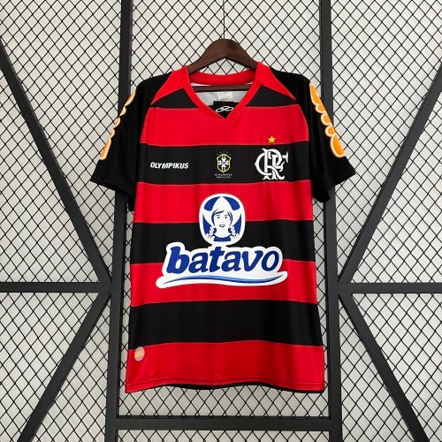 1990s Flamengo Retro Football Shirt | Red Black Home