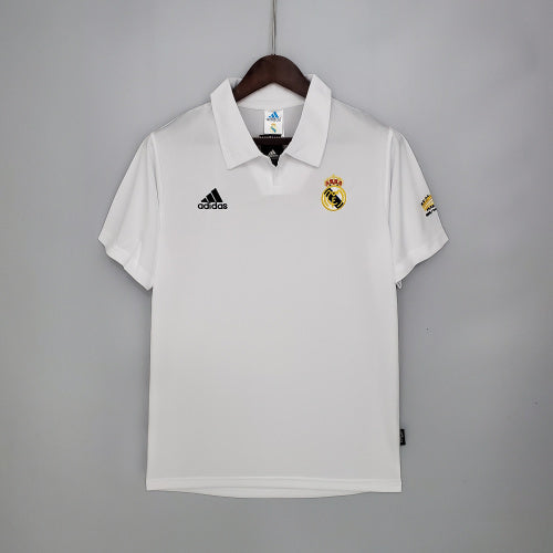 1990s Real Madrid Retro Football Shirt | White Black Home