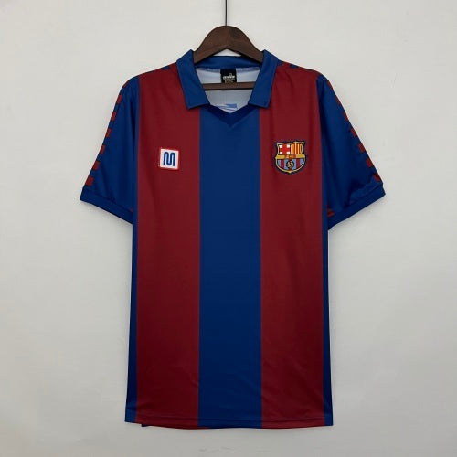 1990s Barcelona Retro Football Shirt | Blue Red Home