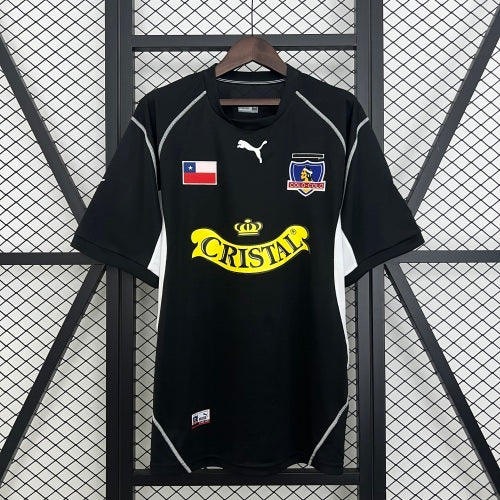 2000s Colo-Colo Retro Football Shirt | Black White Home