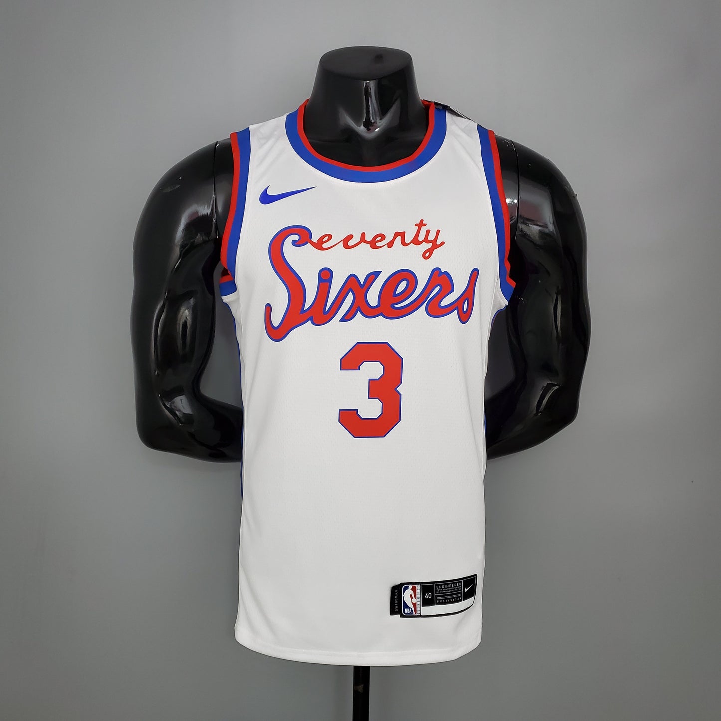 2001 Philadelphia Iverson #3 Retro Basketball Jersey