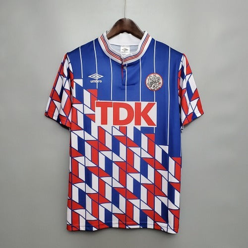 1990s Netherlands Retro Football Shirt | Blue Red Home