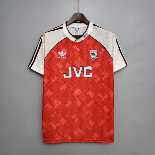 1980s Arsenal Retro Football Shirt | Red White Home