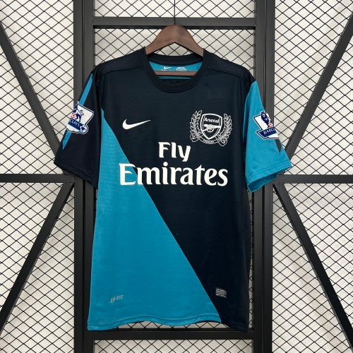 2010s Arsenal Retro Football Shirt | Black Blue Home