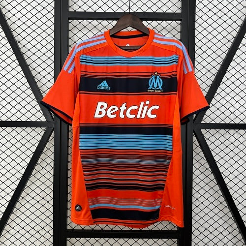 2000s Olympique de Marseille Retro Football Shirt | Orange Blue Third