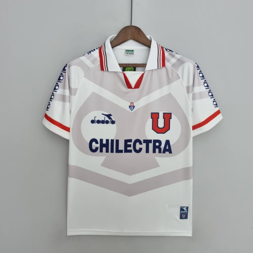 1990s Universidad De Chile Retro Football Shirt | White Red Home
