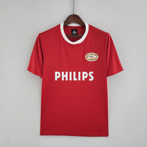 1980s PSV Eindhoven Retro Football Shirt | Red White Home