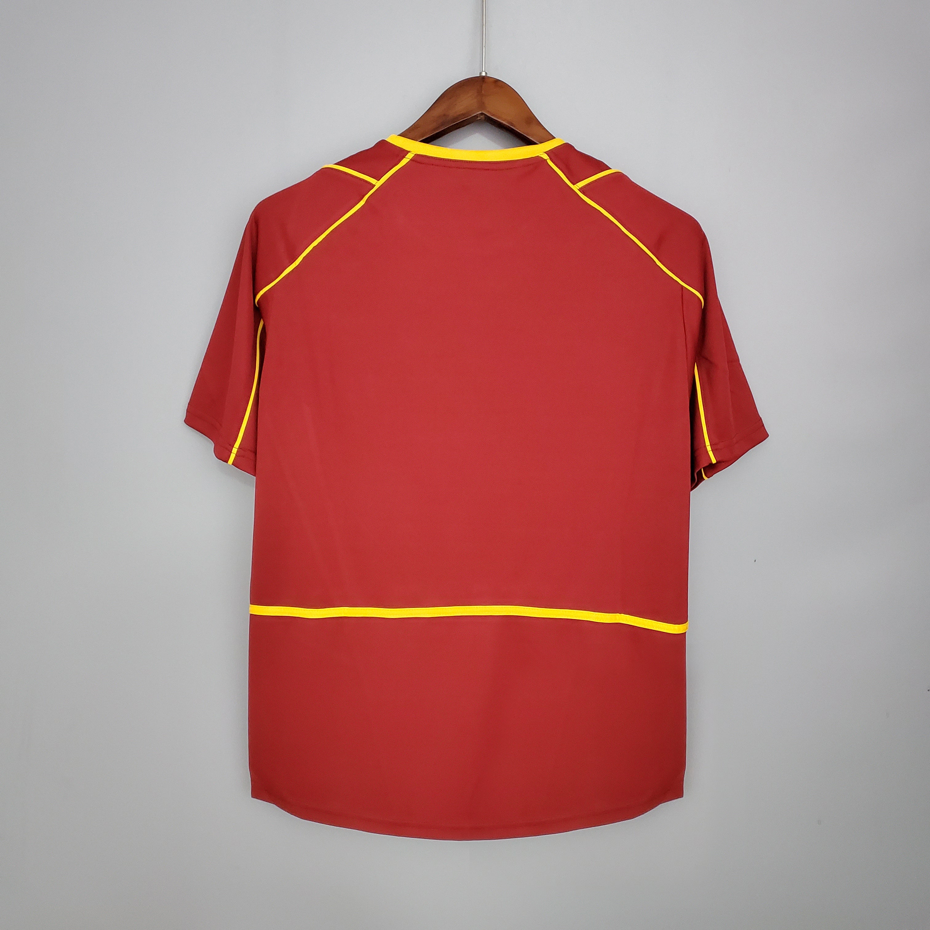 2000s Portugal Retro Football Shirt | Red Green Home