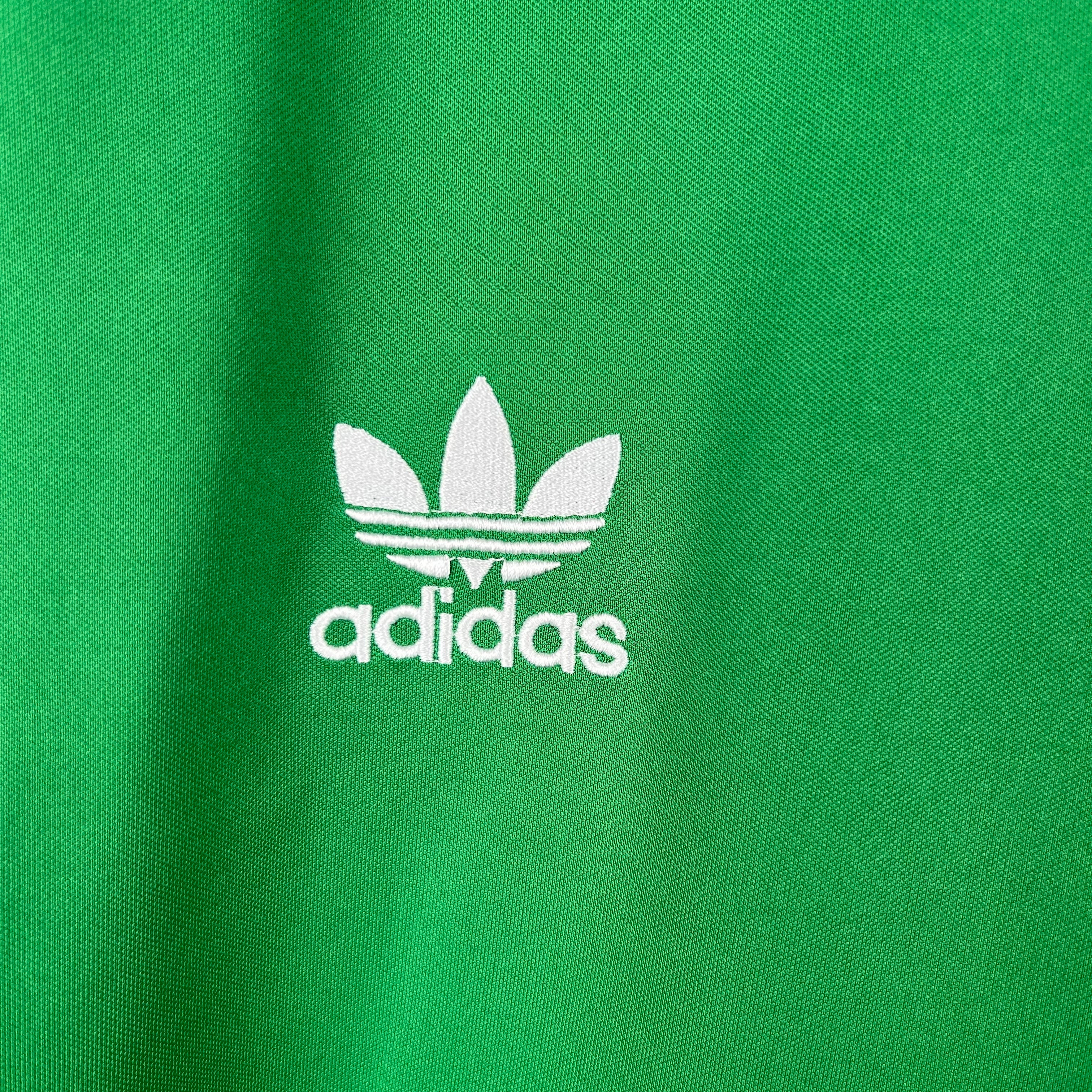 1980s Ireland Retro Football Shirt | Green White Home