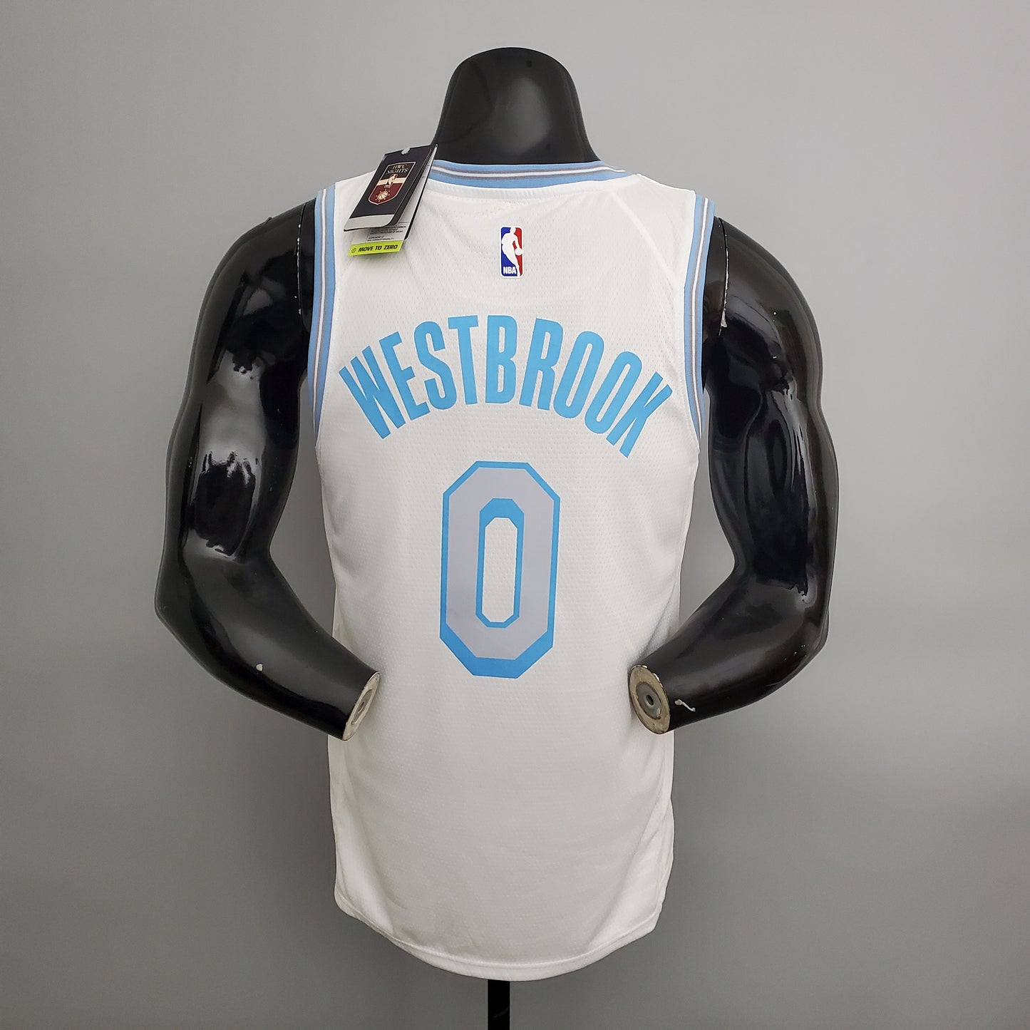 2021 Los Angeles Westbrook #0 Retro Basketball Jersey