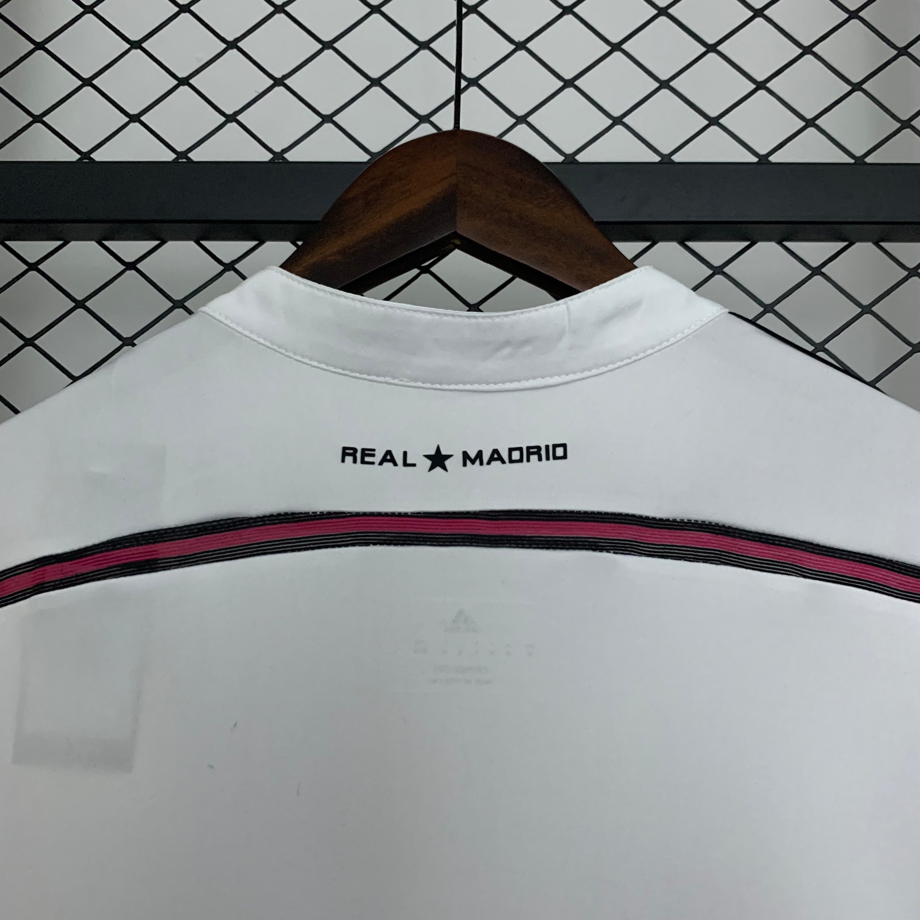 2010s Real Madrid Retro Football Shirt | White Black Home