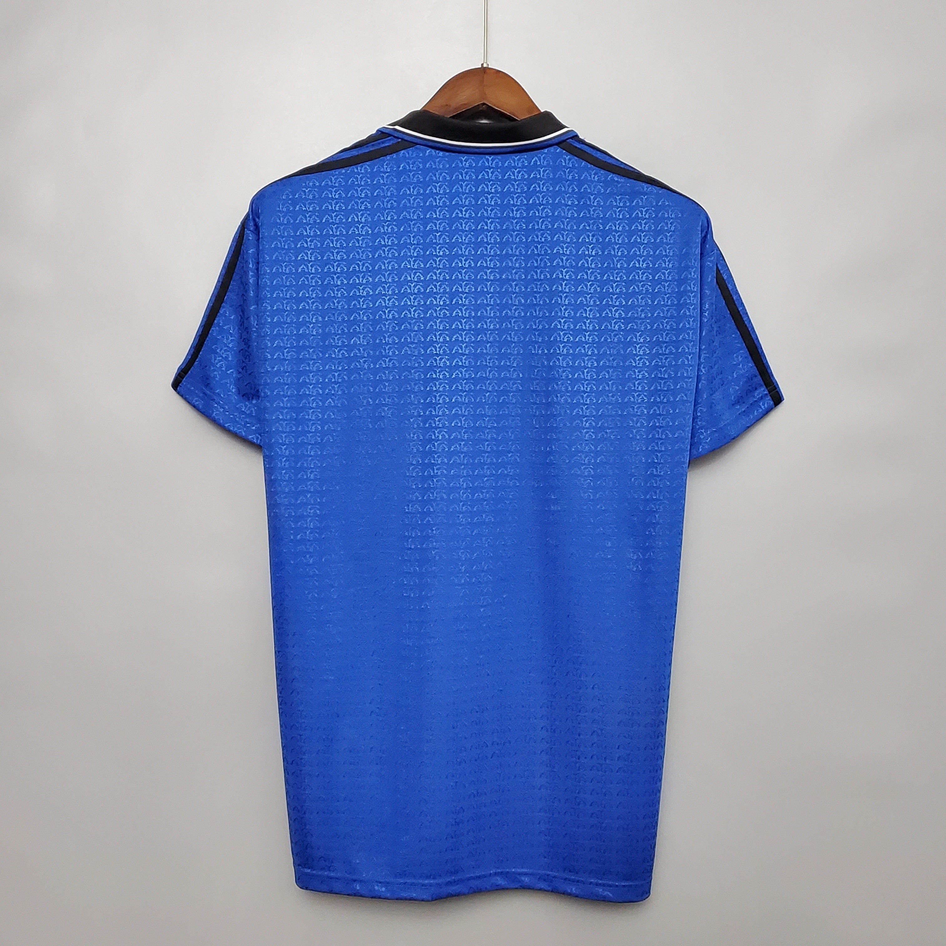 1990s Argentina Retro Football Shirt | Blue Black Home