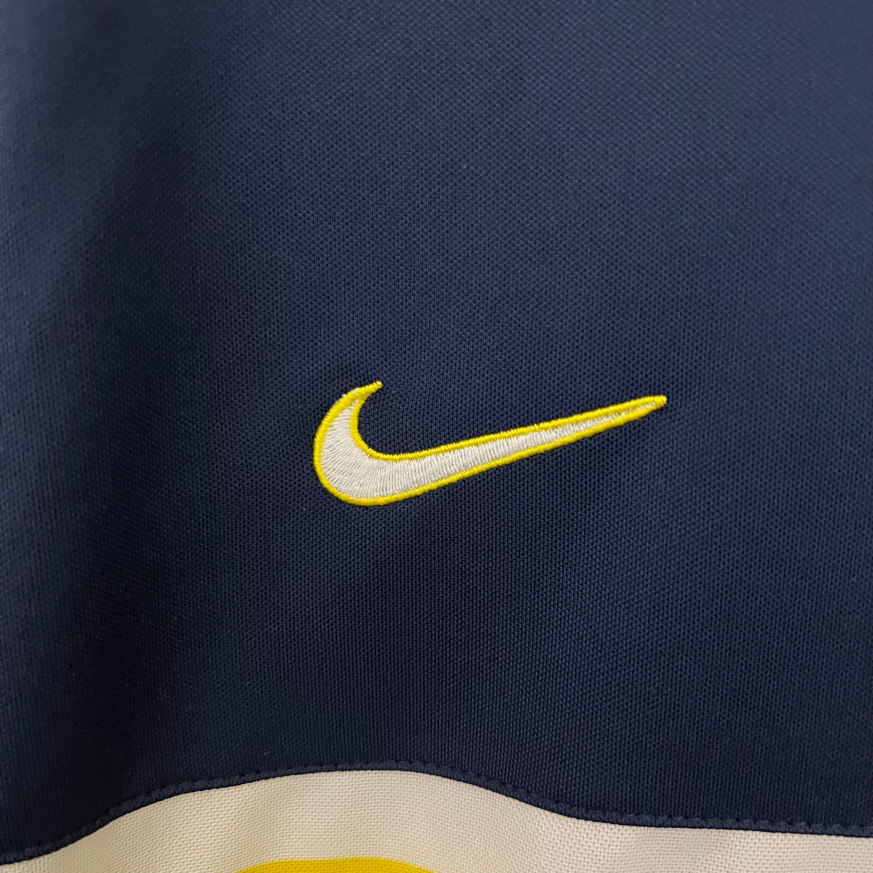 1990s Boca Juniors Retro Football Shirt | Navy Yellow Home