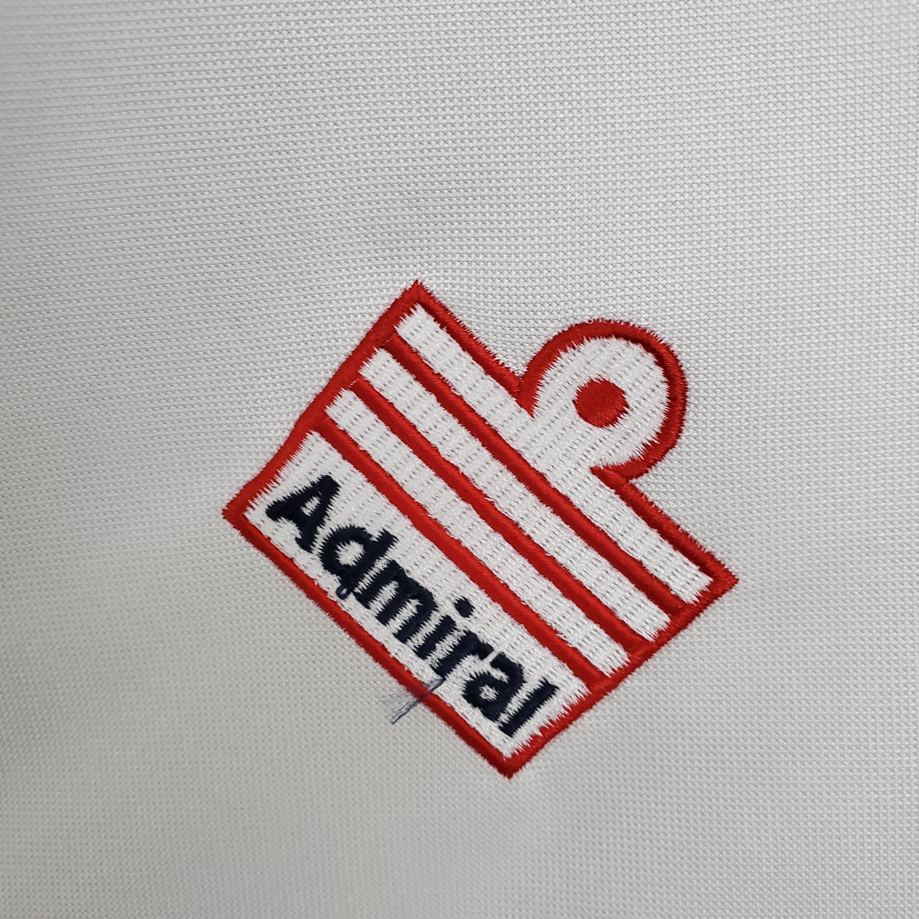 1980s England Retro Football Shirt | White Red Home