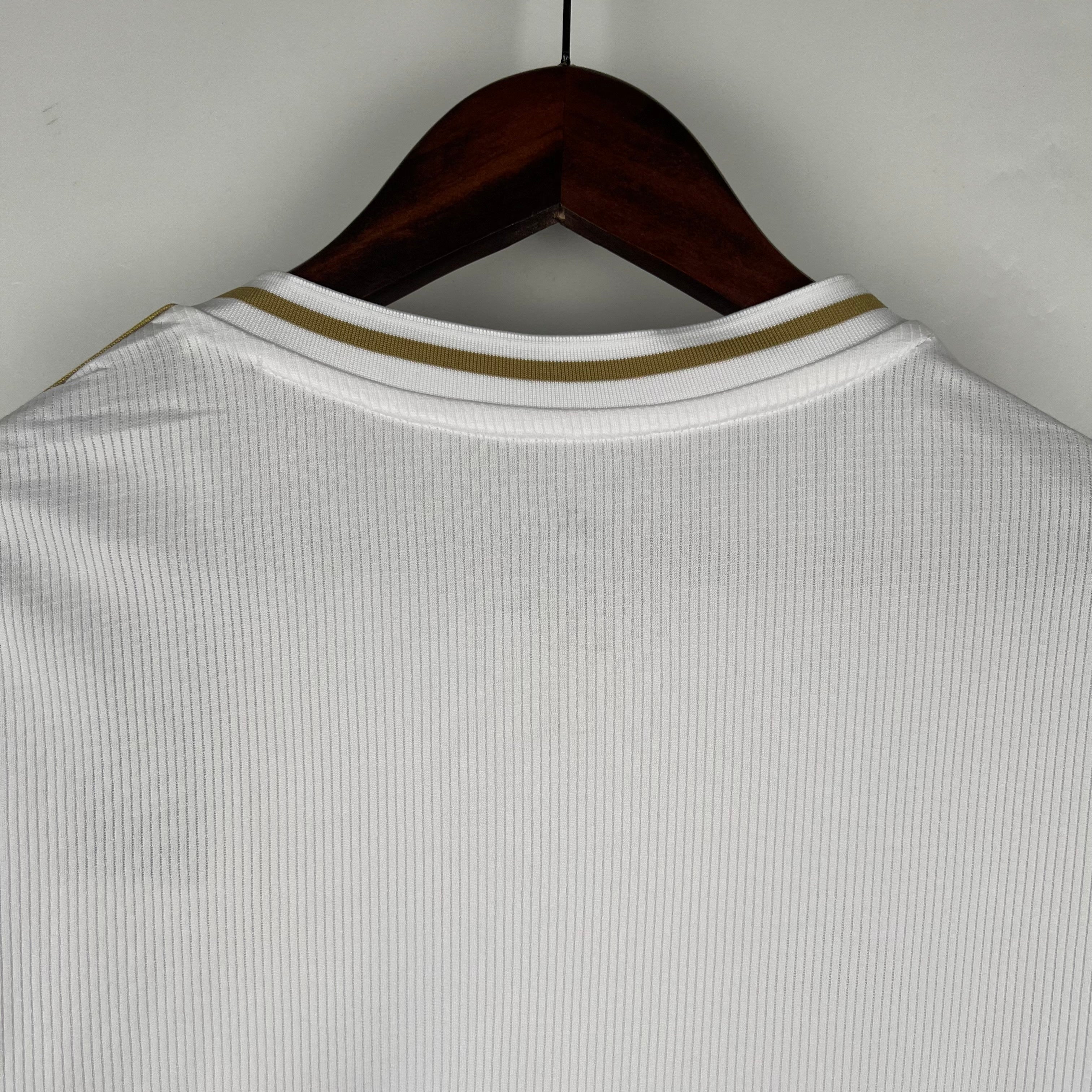 2010s Real Madrid Retro Football Shirt | White Gold Home