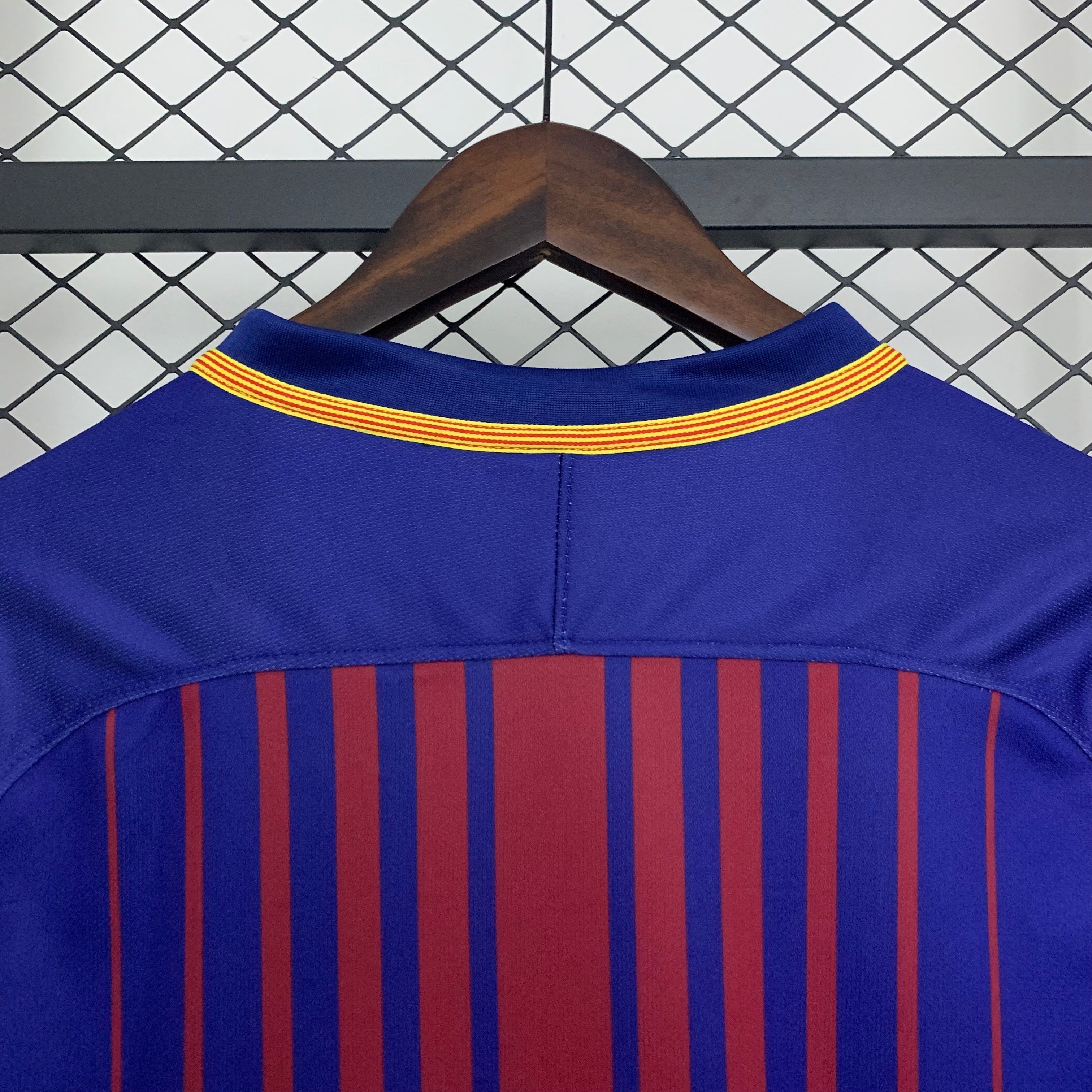 2010s Barcelona Retro Football Shirt | Blue Red Home