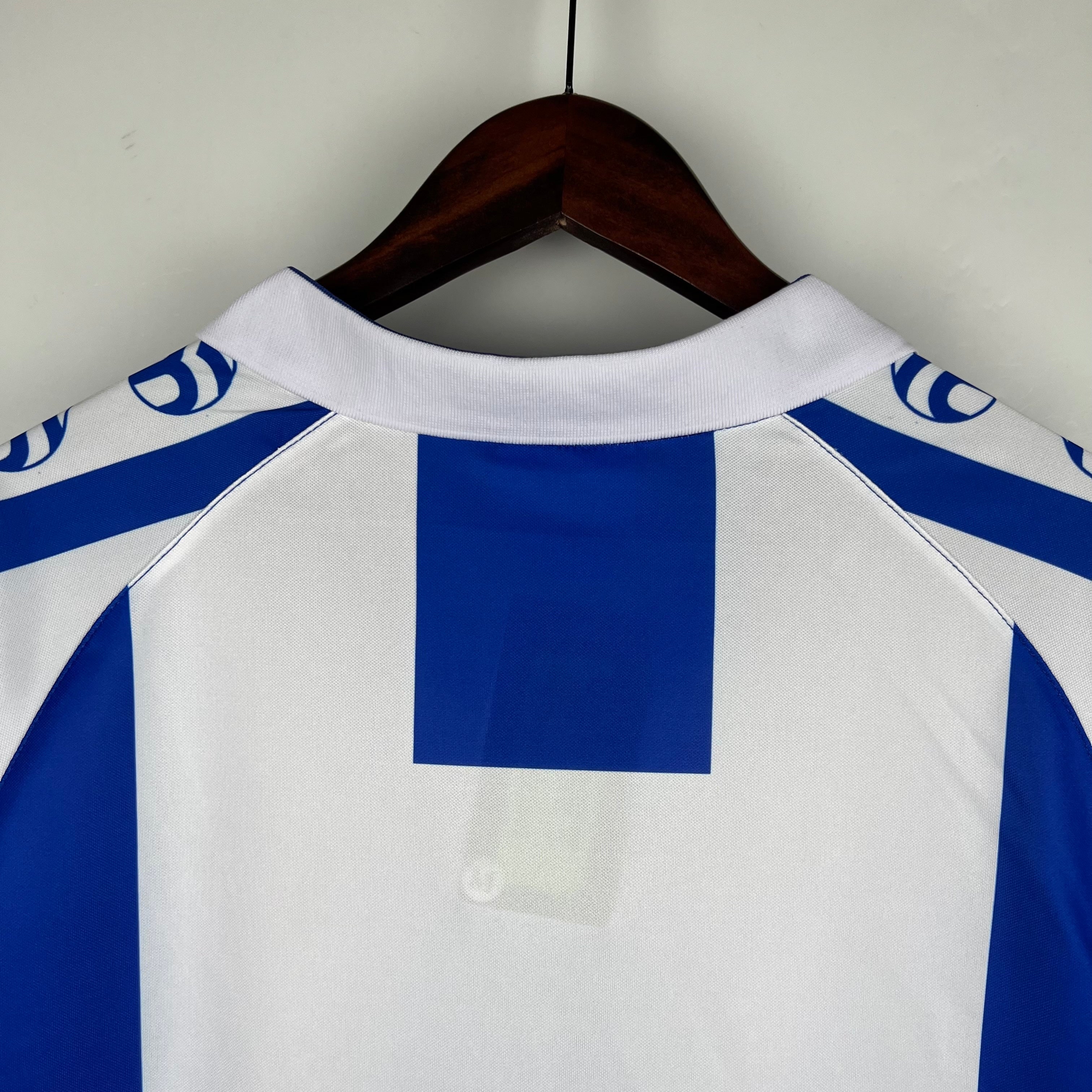 1990s Espanyol Retro Football Shirt | Blue White Home
