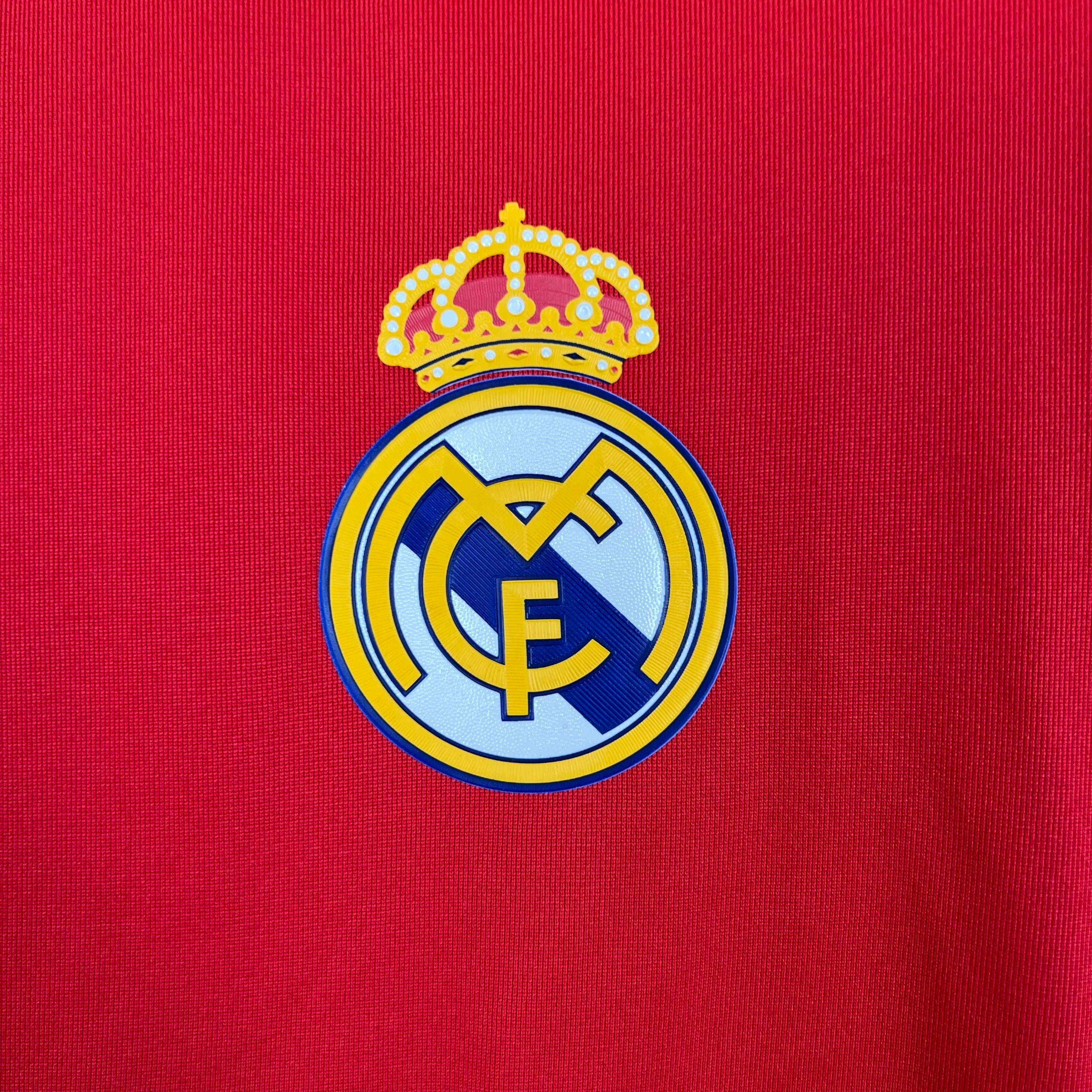 2000s Real Madrid Retro Football Shirt | Red White Home