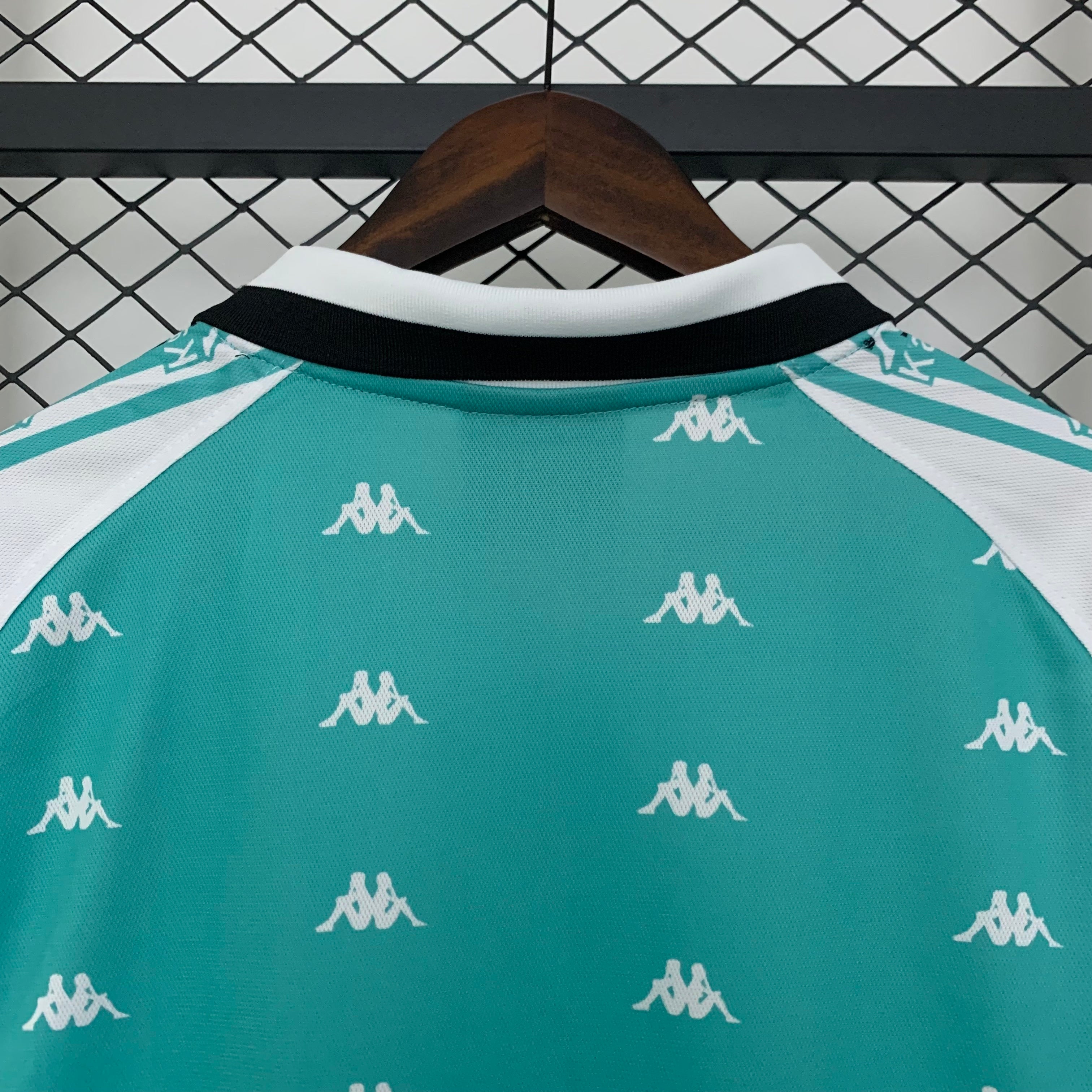 1990s Osasuna Retro Football Shirt | Teal Black Home