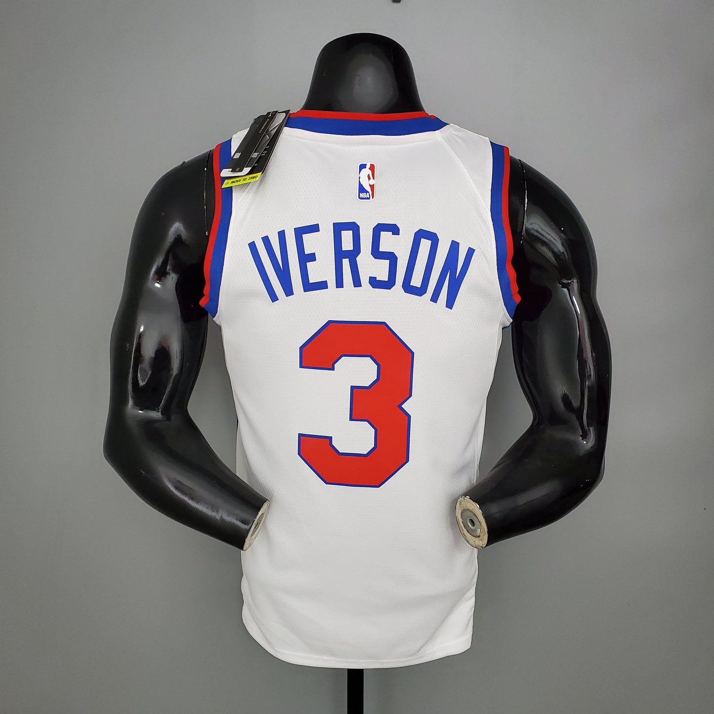 2001 Philadelphia Iverson #3 Retro Basketball Jersey
