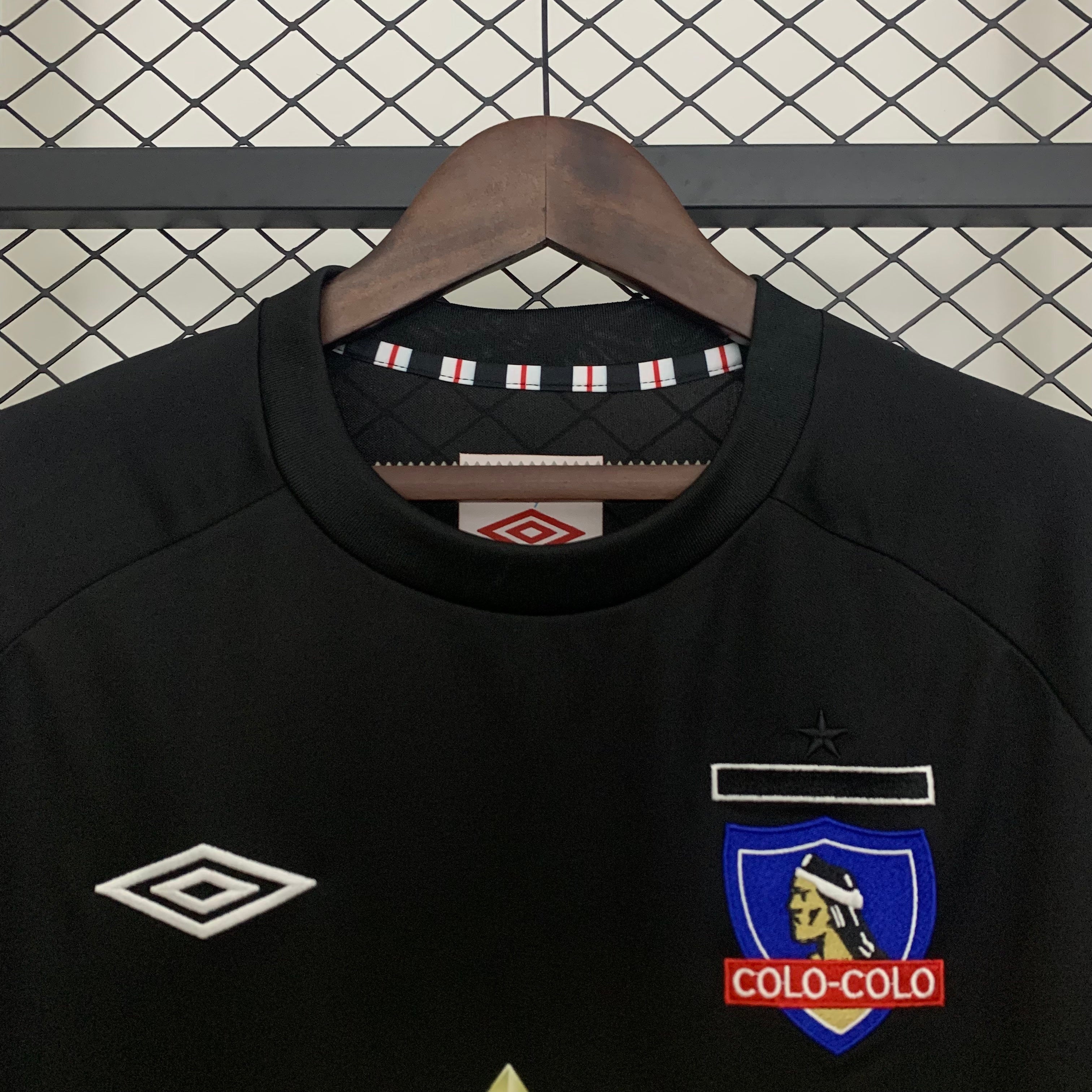 2020s Colo-Colo Retro Football Shirt | Black White Home