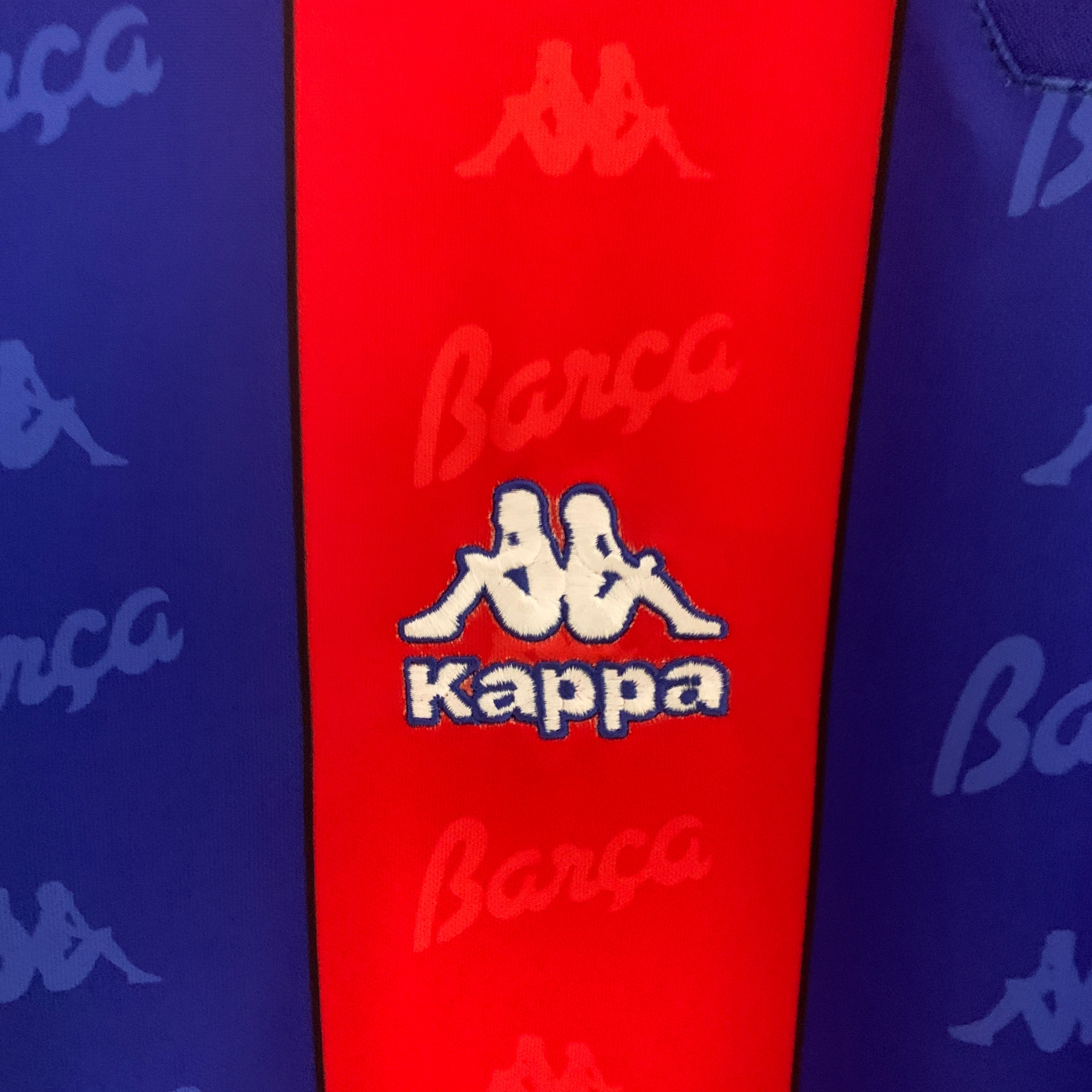 1990s Barcelona Retro Football Shirt | Red Blue Home