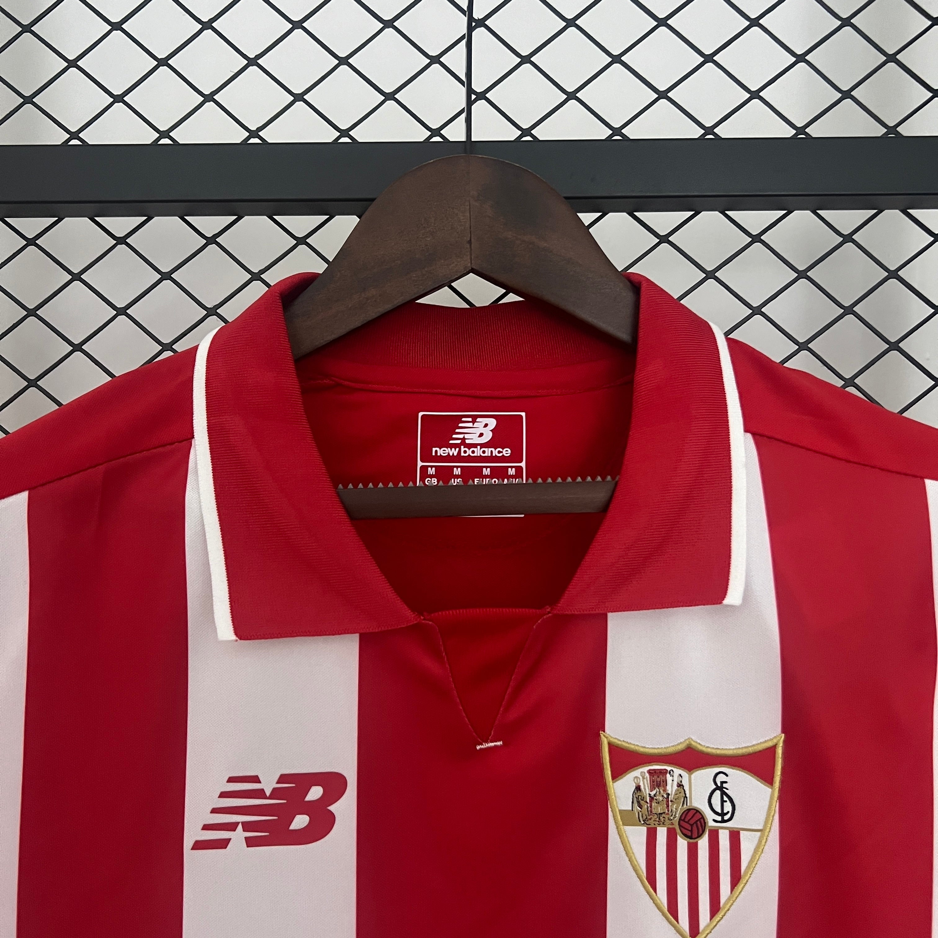 2020s Sevilla Retro Football Shirt | Red White Home