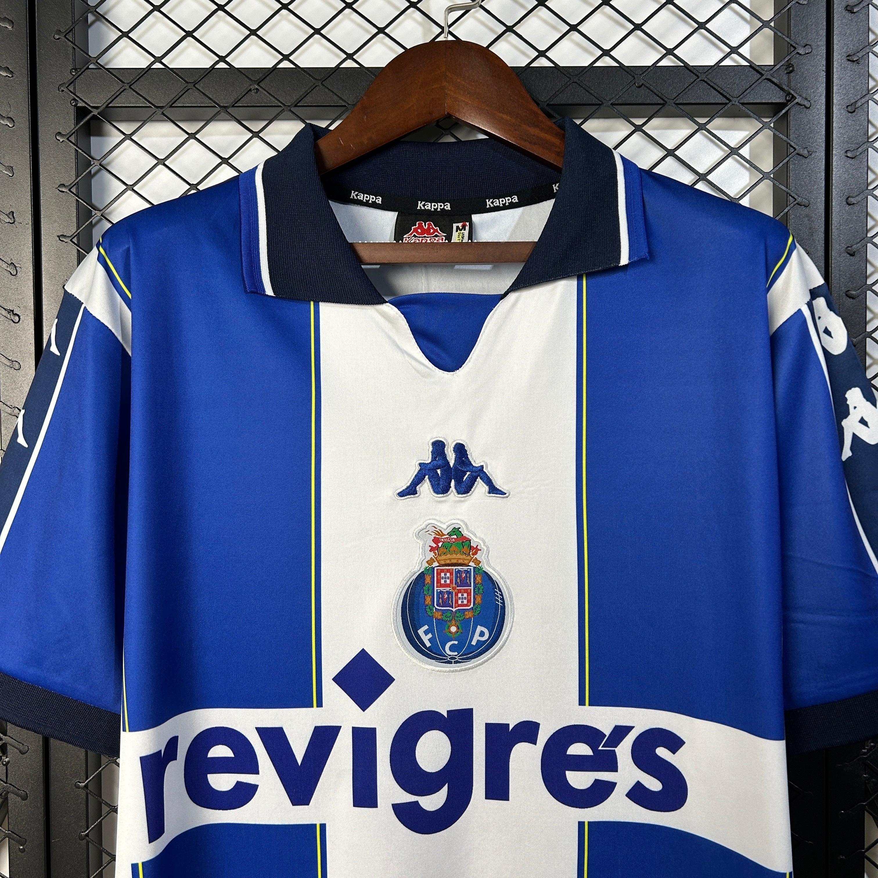 1990s Porto Retro Football Shirt | Blue White Home