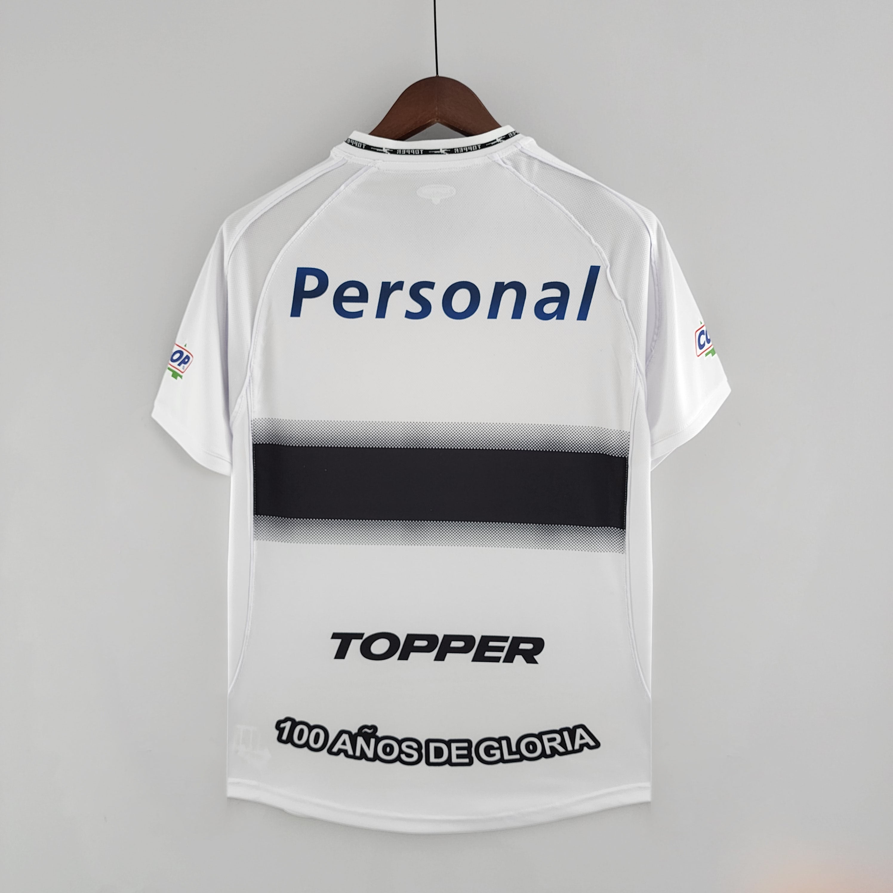 2000s Olimpia Retro Football Shirt | White Black Home