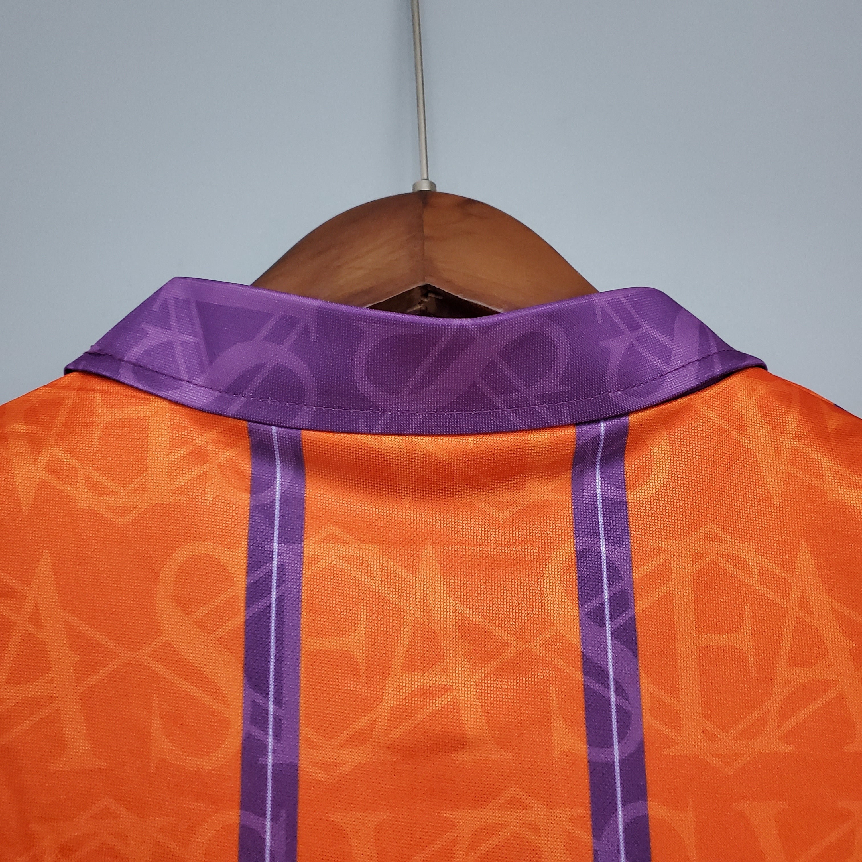 1990s Scotland Retro Football Shirt | Orange Purple Home