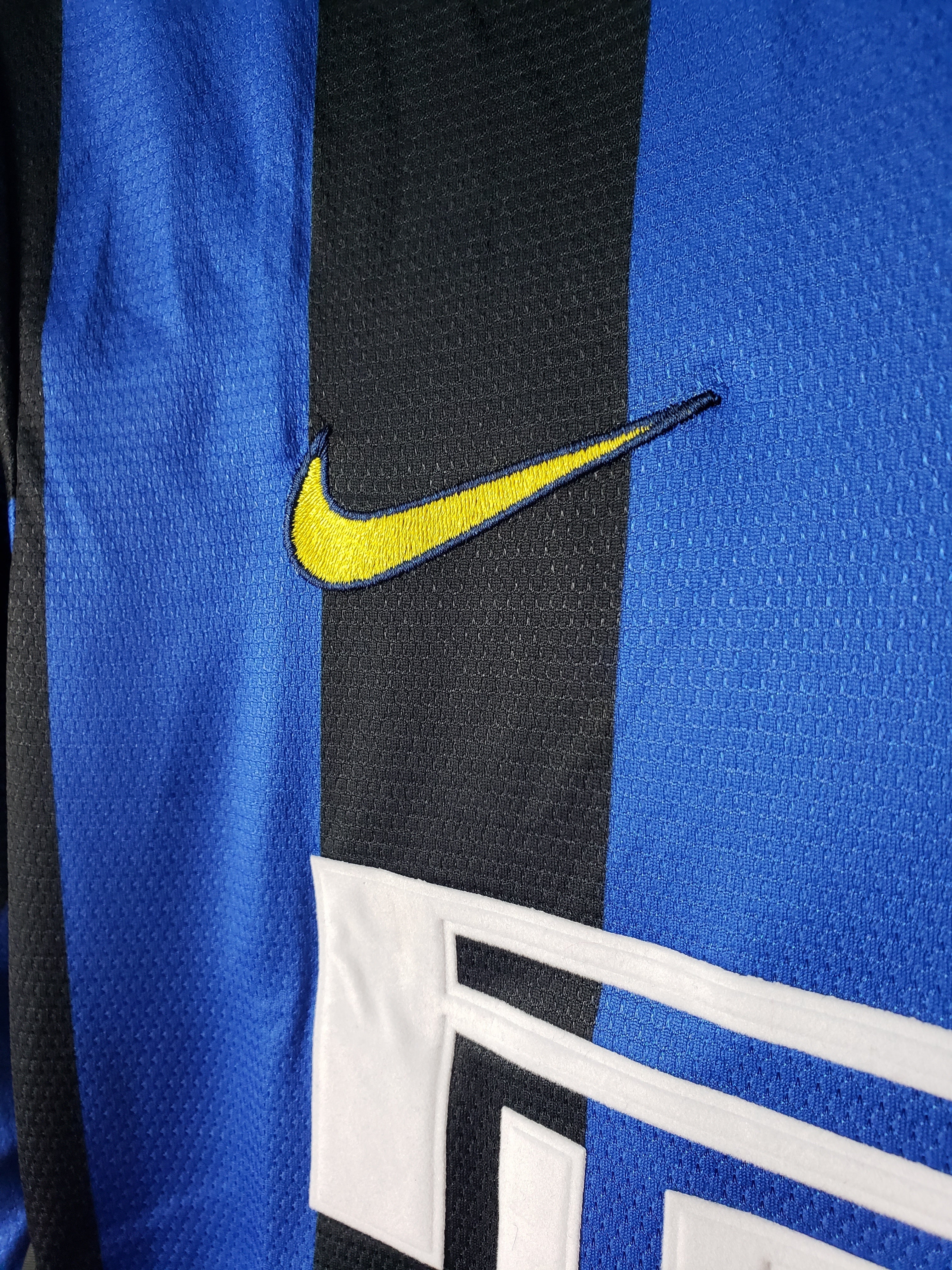 1990s Inter Milan Retro Football Shirt | Blue Black Home