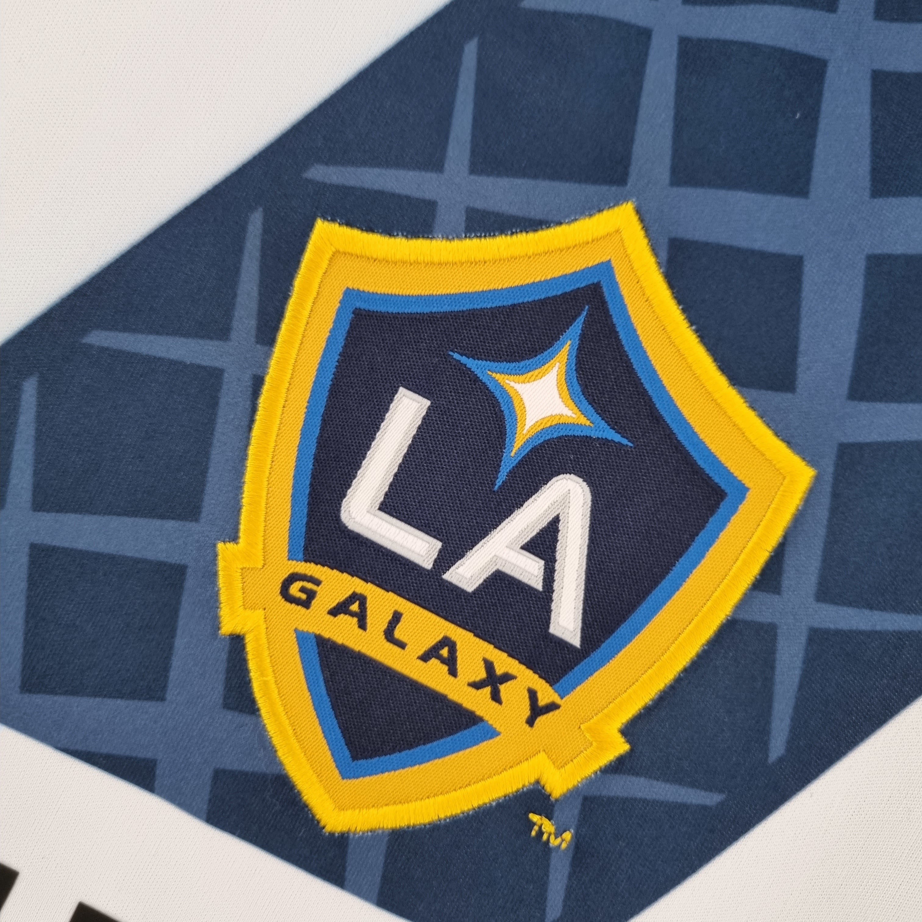 2010s LA Galaxy Retro Football Shirt | White Navy Home