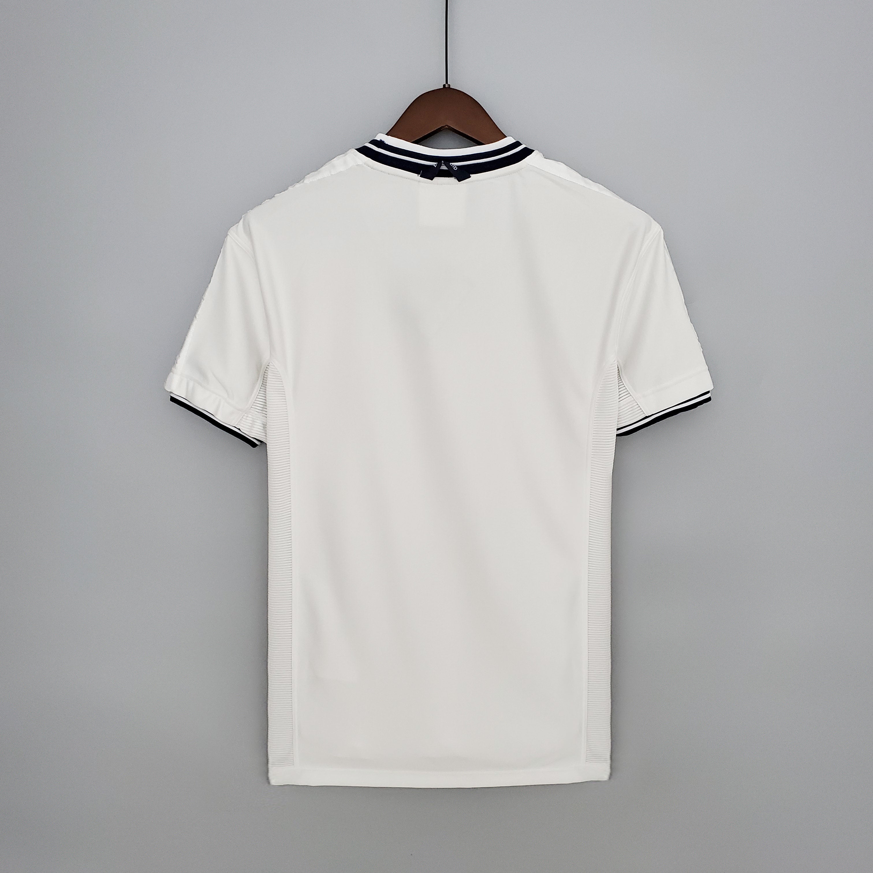 2020s England Retro Football Shirt | White Black Home