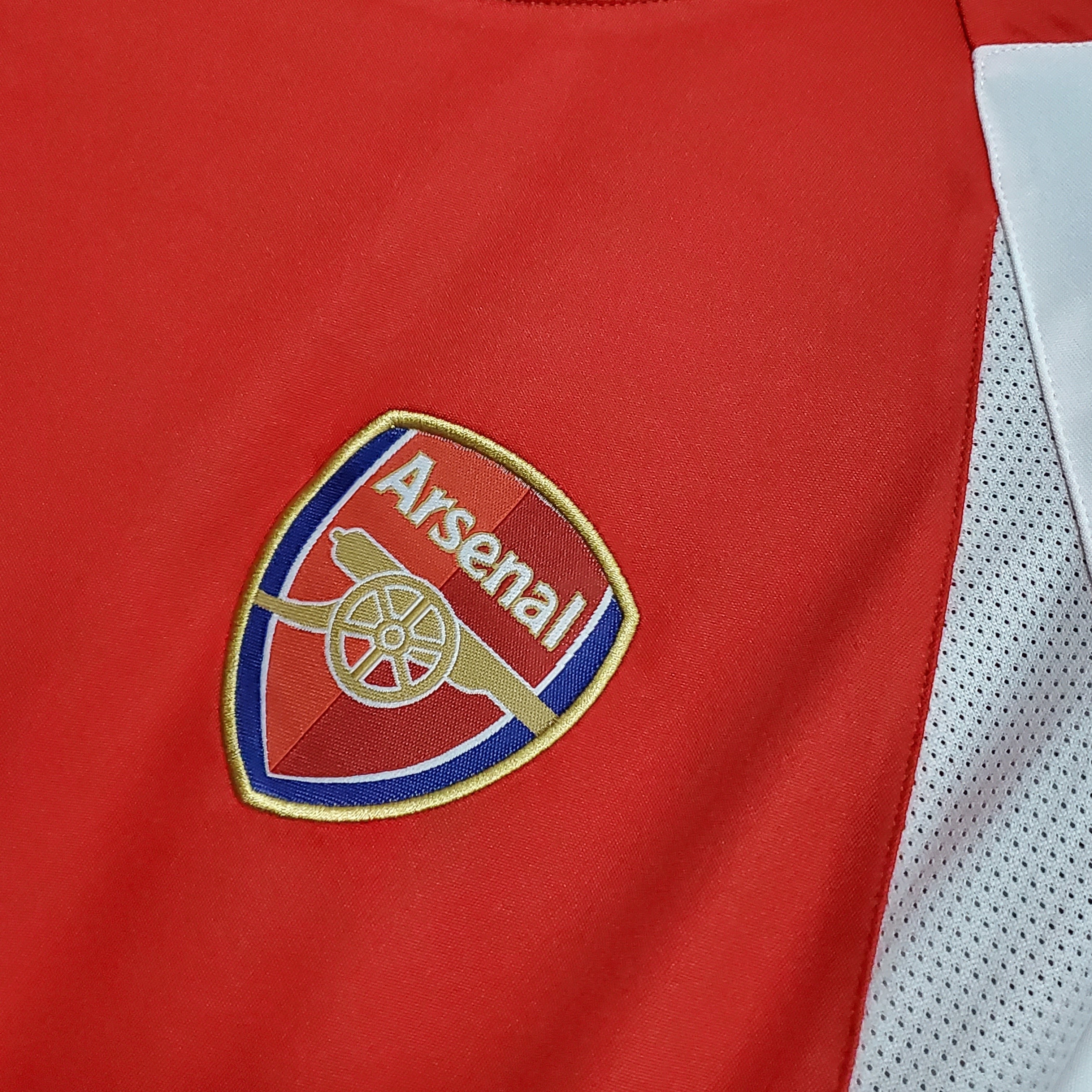 2000s Arsenal Retro Football Shirt | Red White Home