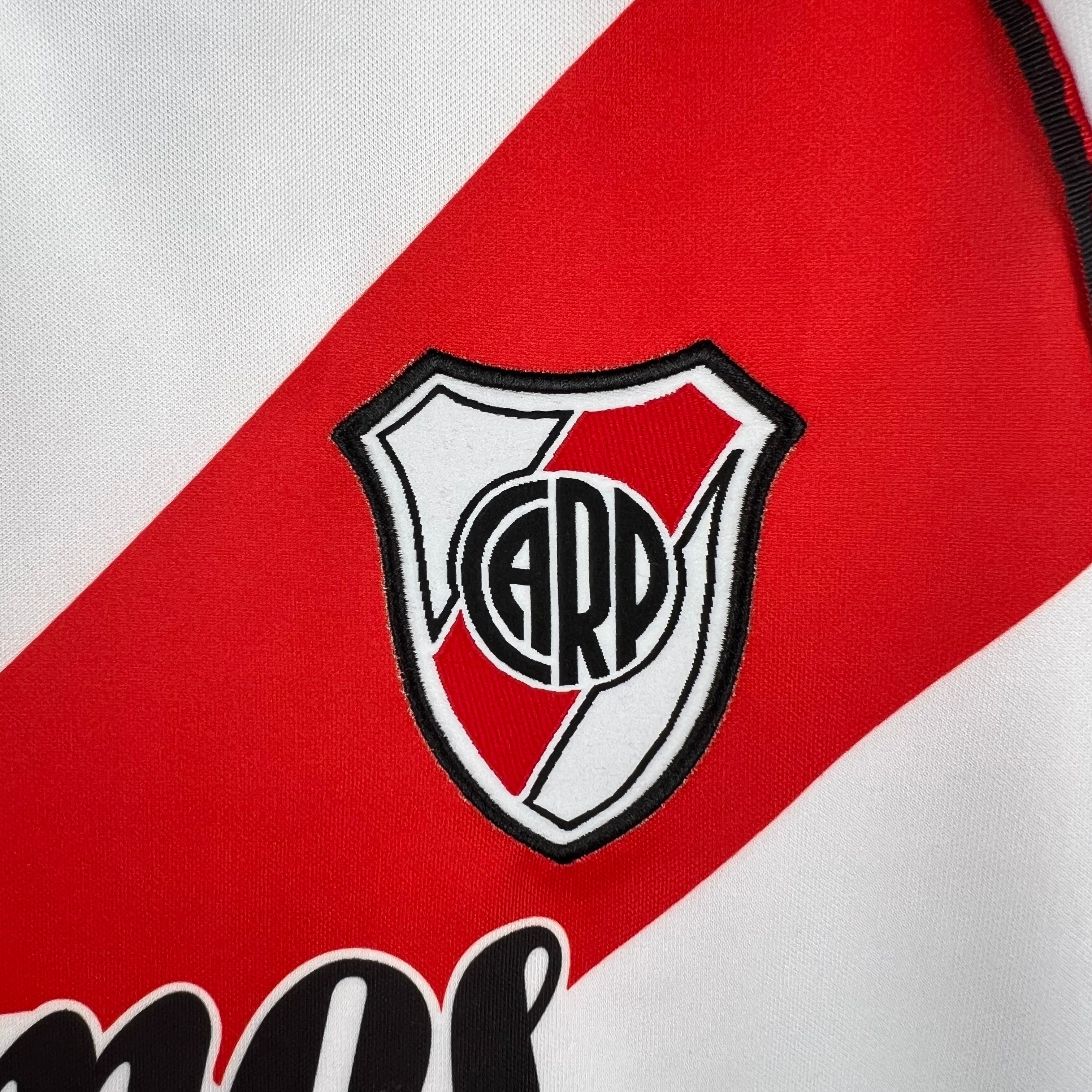 1990s River Plate Retro Football Shirt | White Red Home