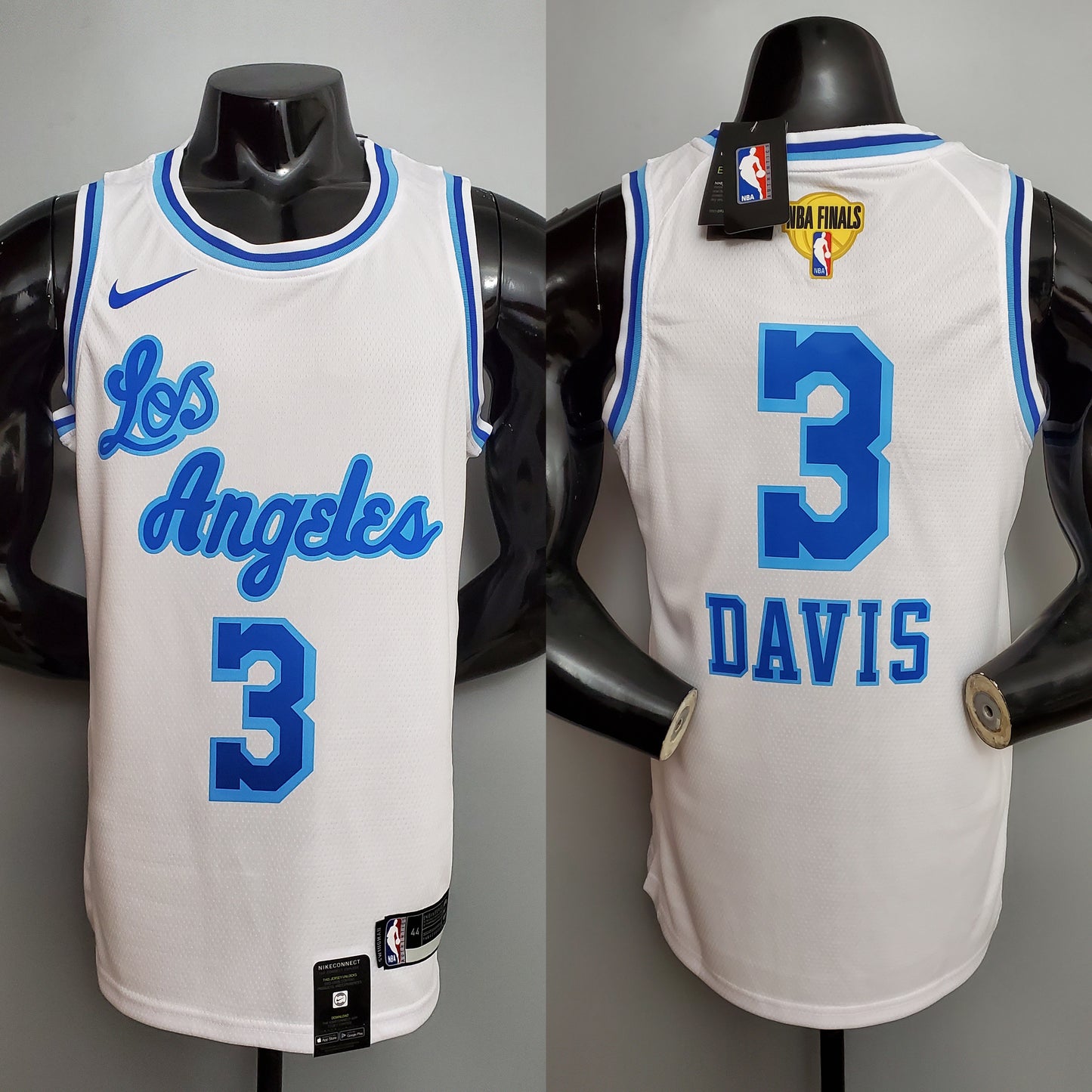 2020 Los Angeles Davis #3 Retro Basketball Jersey