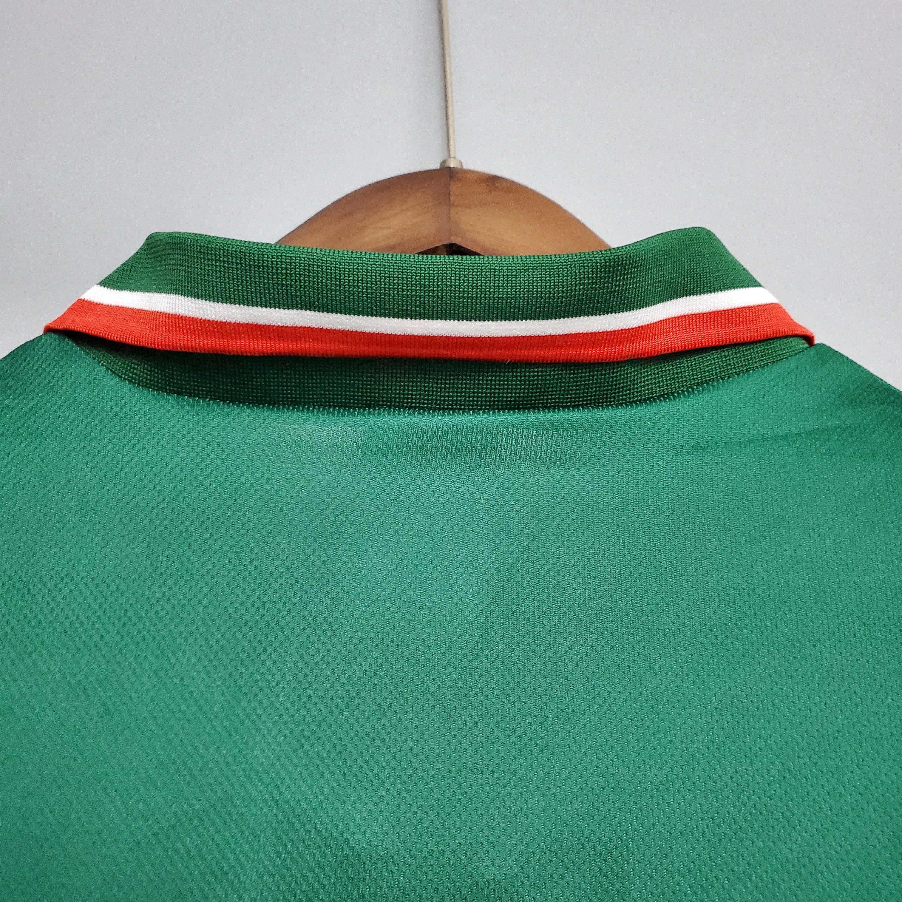 1990s Morocco Retro Football Shirt | Green Red Home