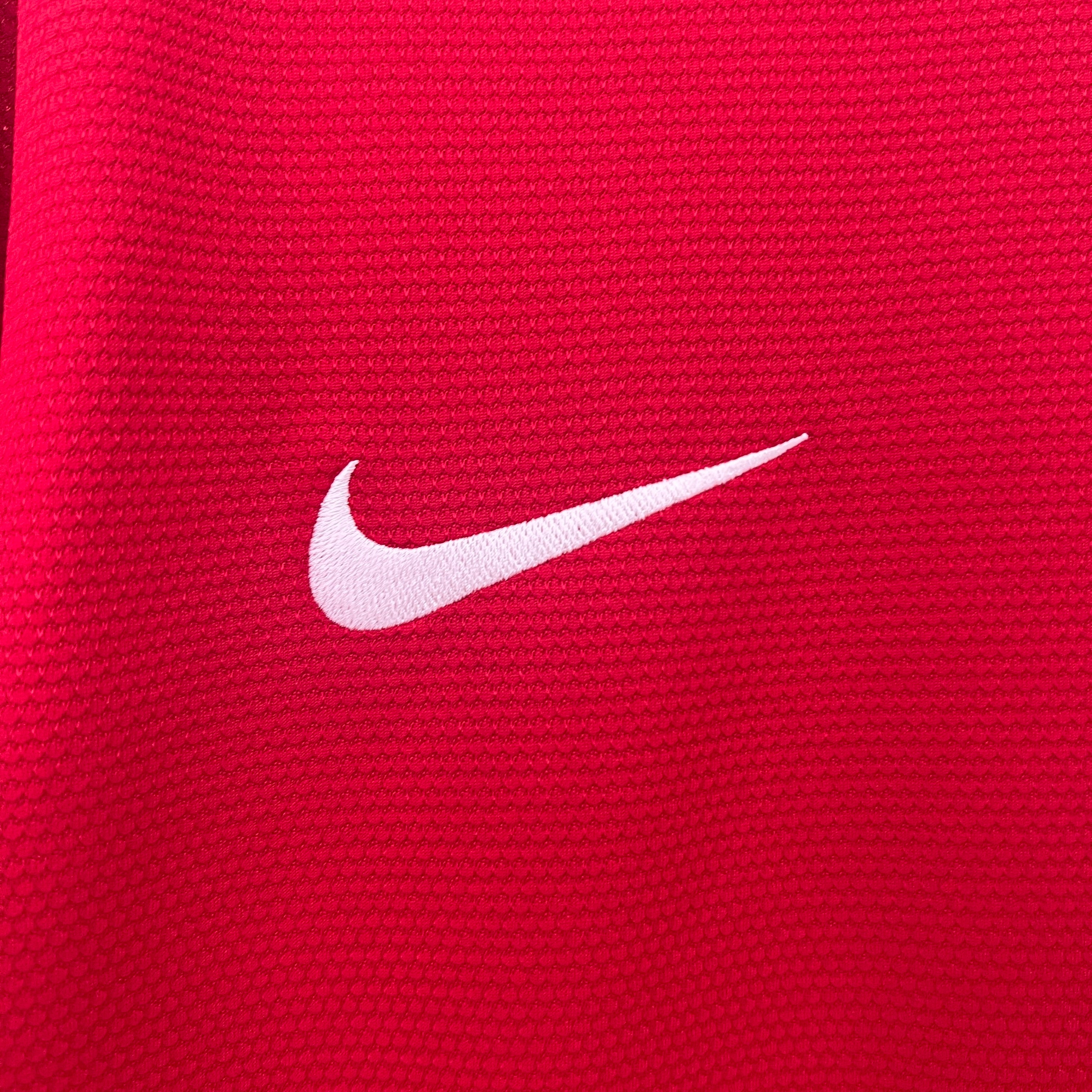 2000s Portugal Retro Football Shirt | Red Green Home
