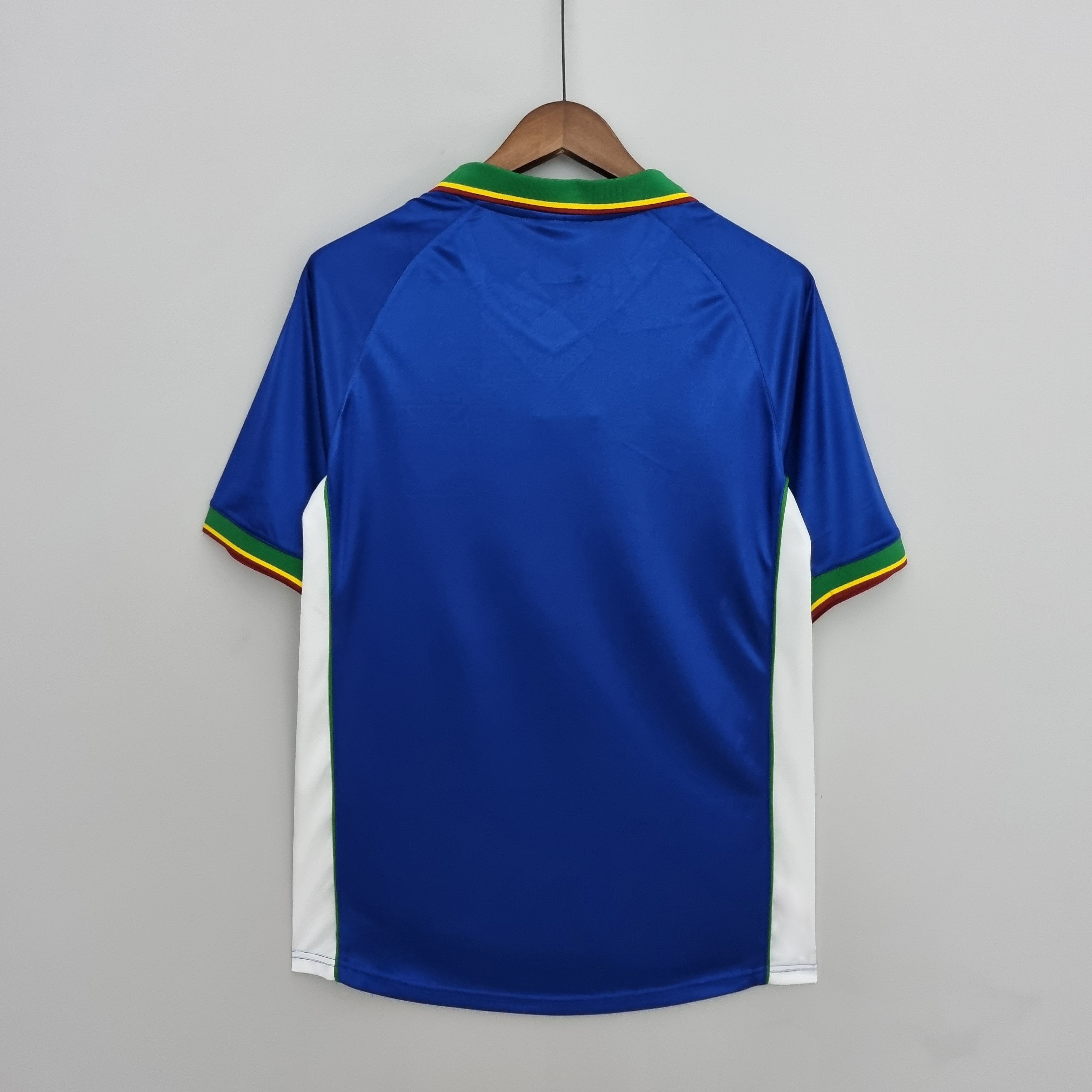 1990s Portugal Retro Football Shirt | Blue Green Home