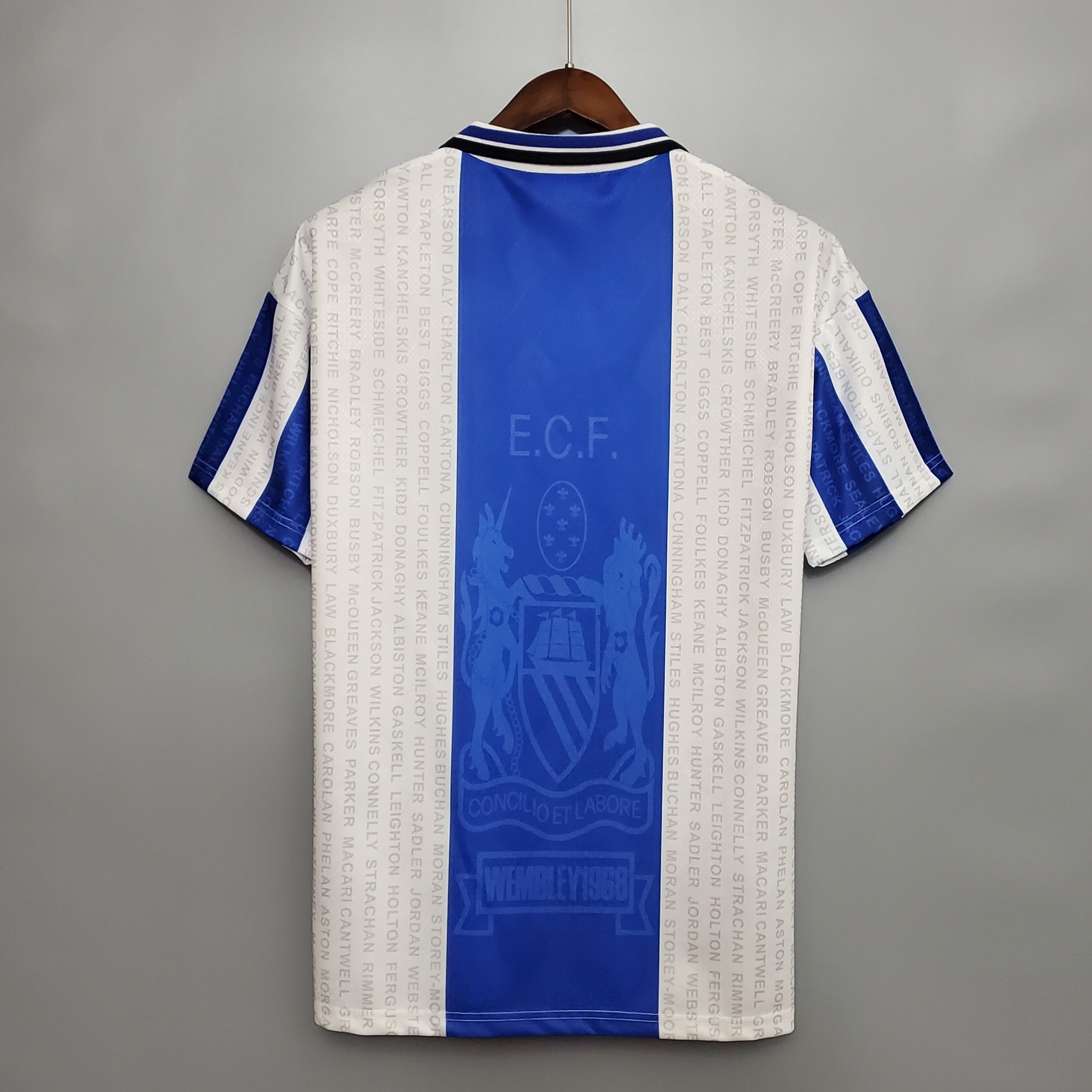1990s Everton Retro Football Shirt | Blue White Home