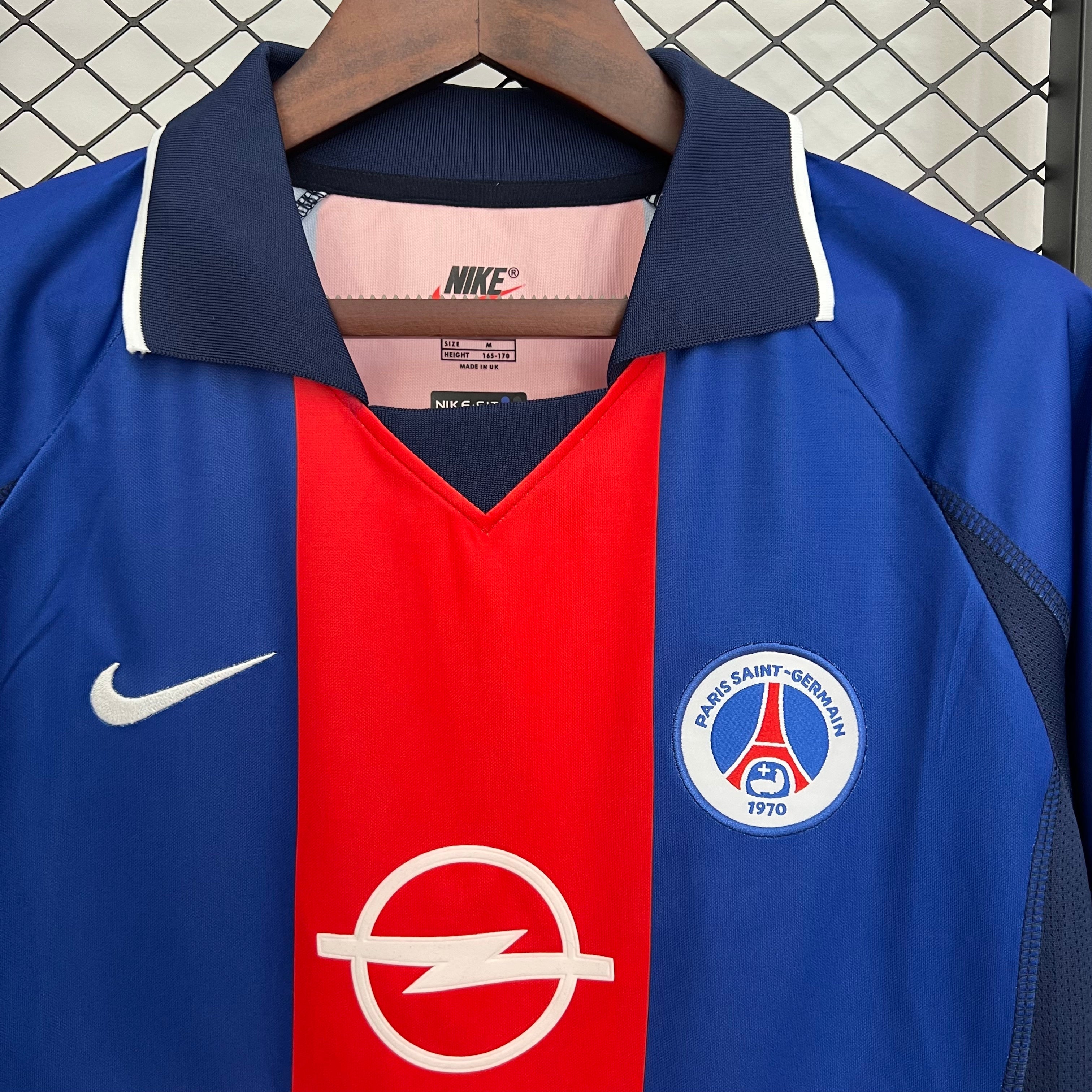 1990s Paris Saint-Germain Retro Football Shirt | Blue Red Home
