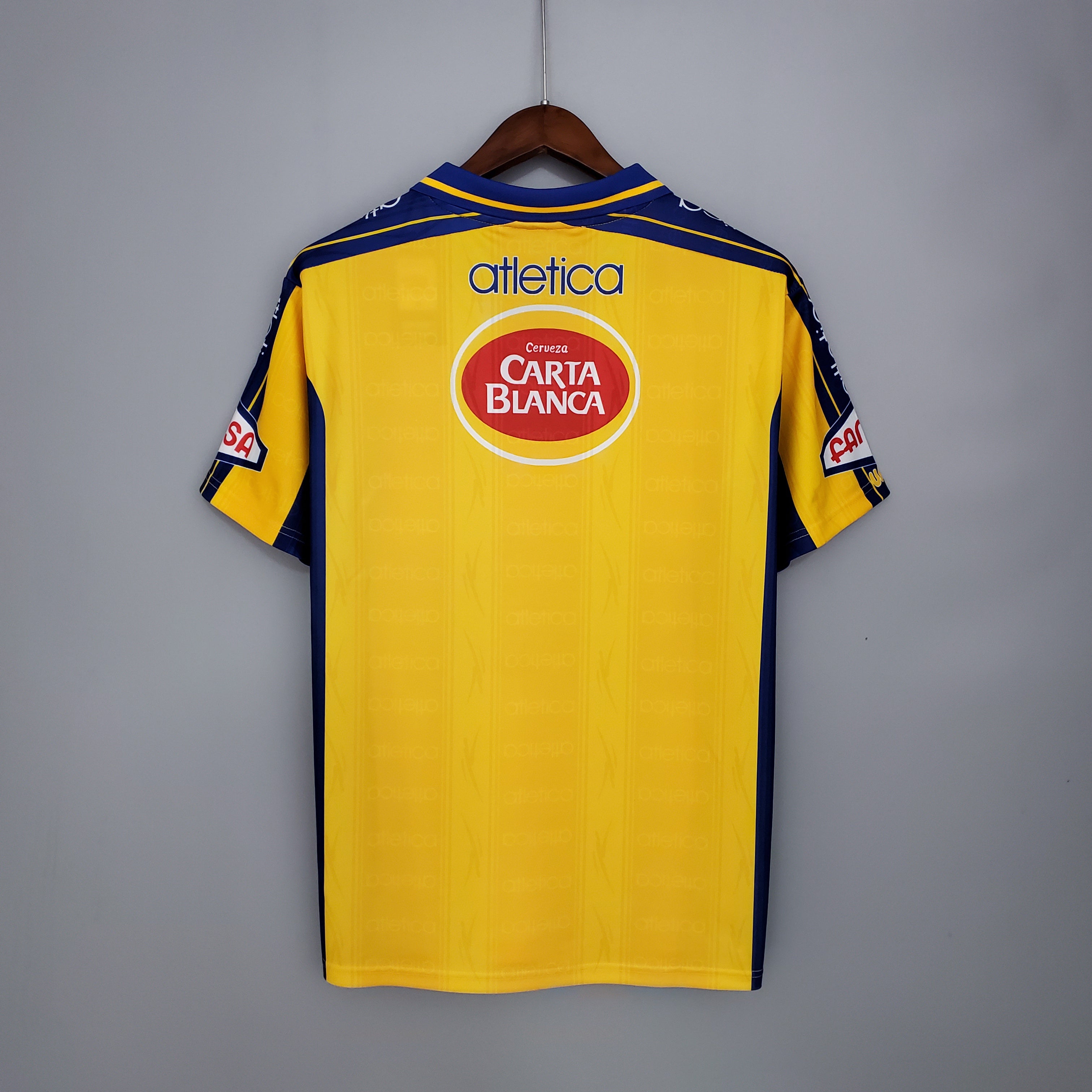 2000s Tigres Retro Football Shirt | Yellow Blue Home