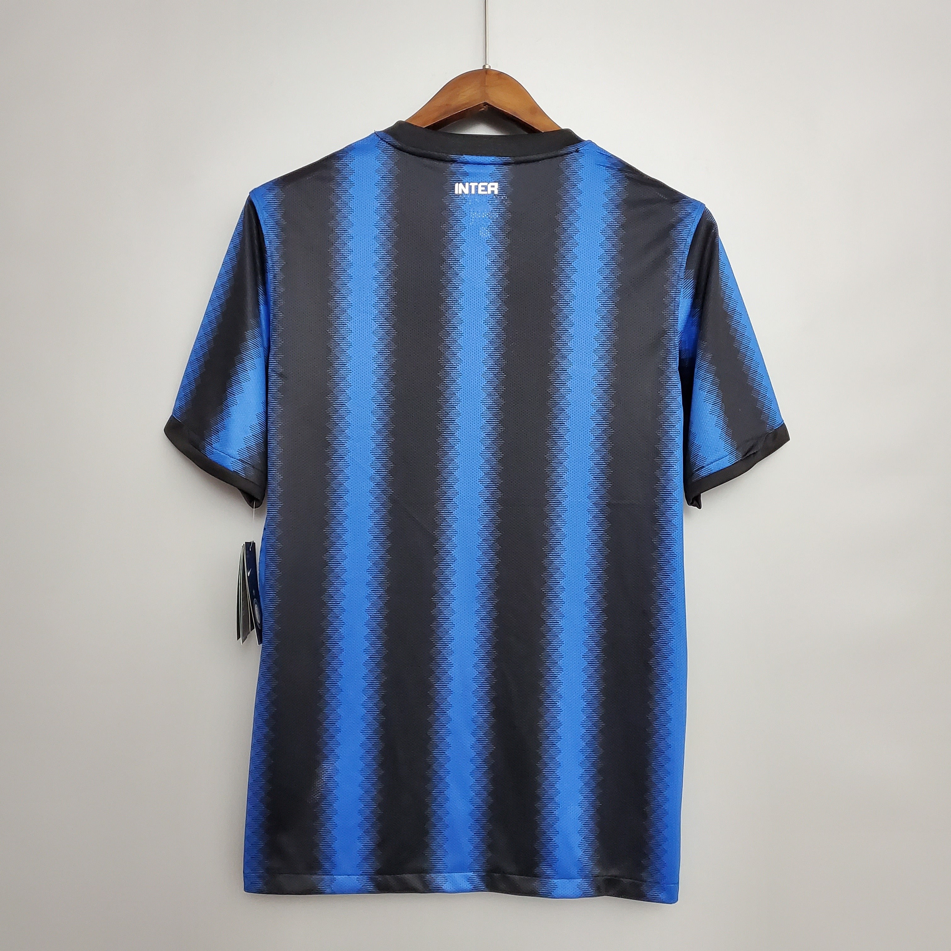 2010s Inter Milan Retro Football Shirt | Blue Black Home