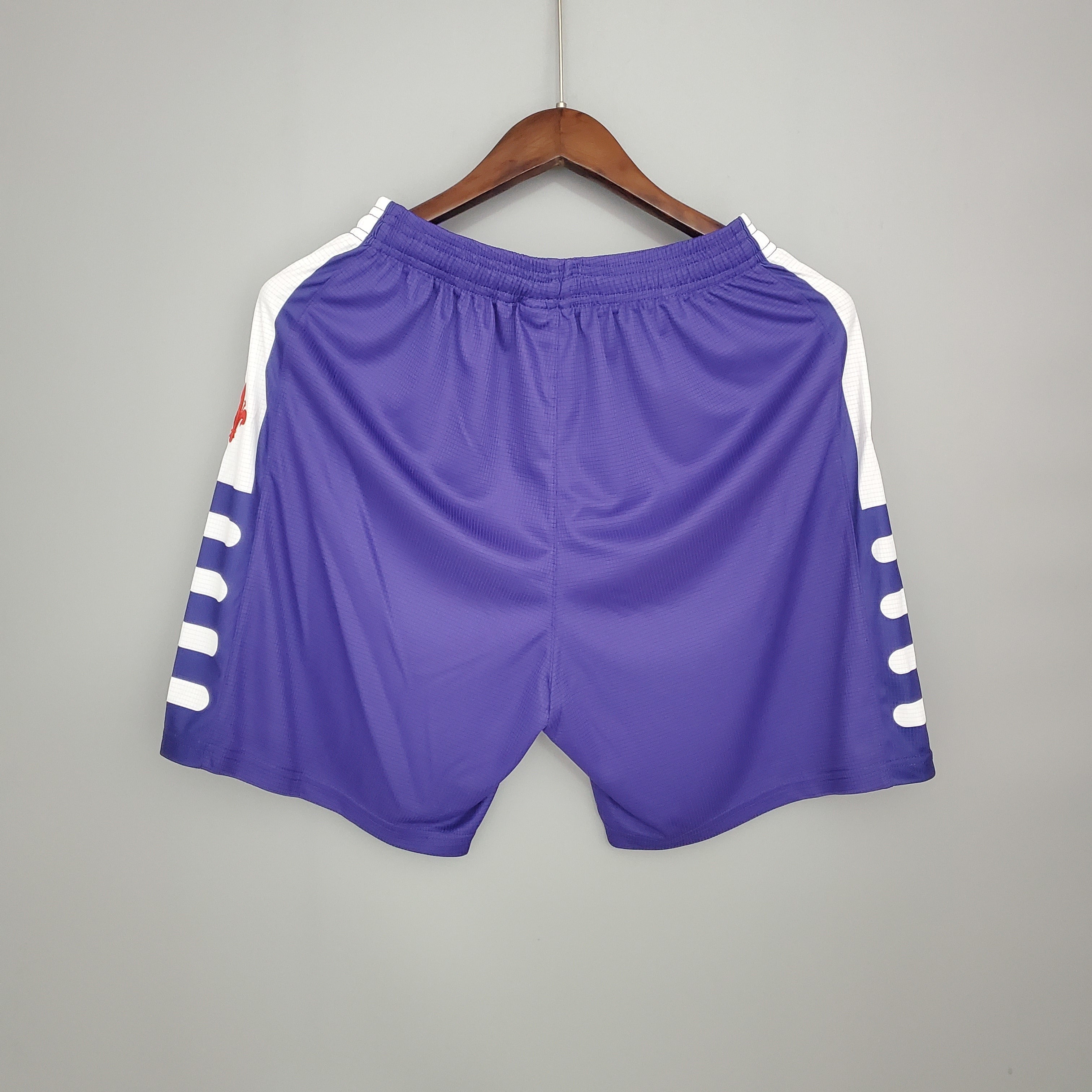 1990s Fiorentina Retro Football Shorts | Purple White Third