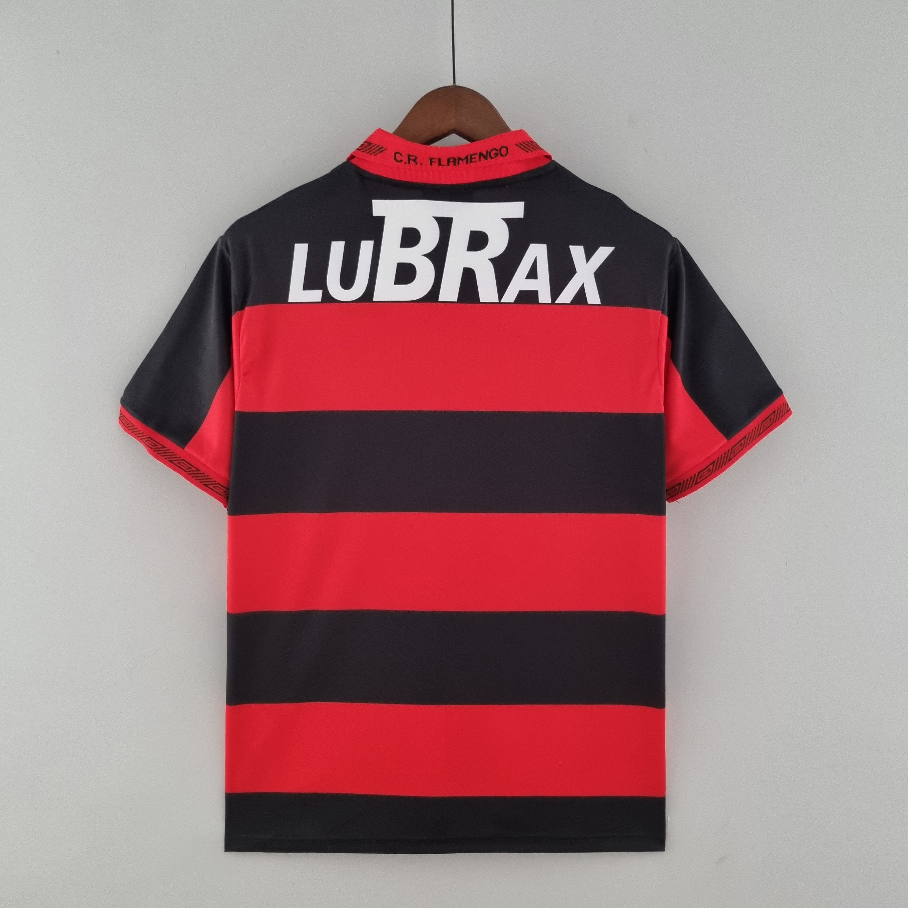 1980s Flamengo Retro Football Shirt | Red Black Home