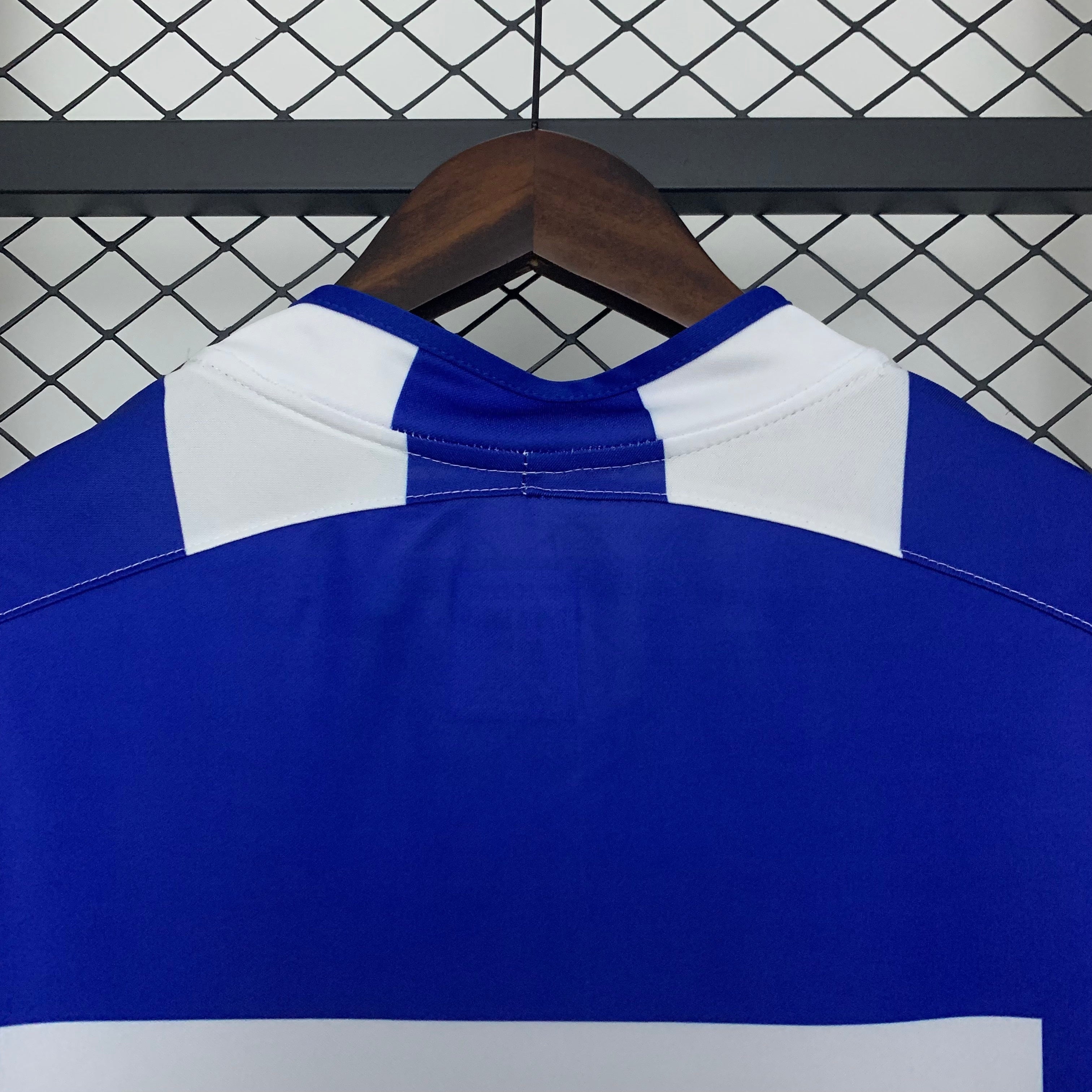 2000s Deportivo La Coruna Retro Football Shirt | Blue White Home